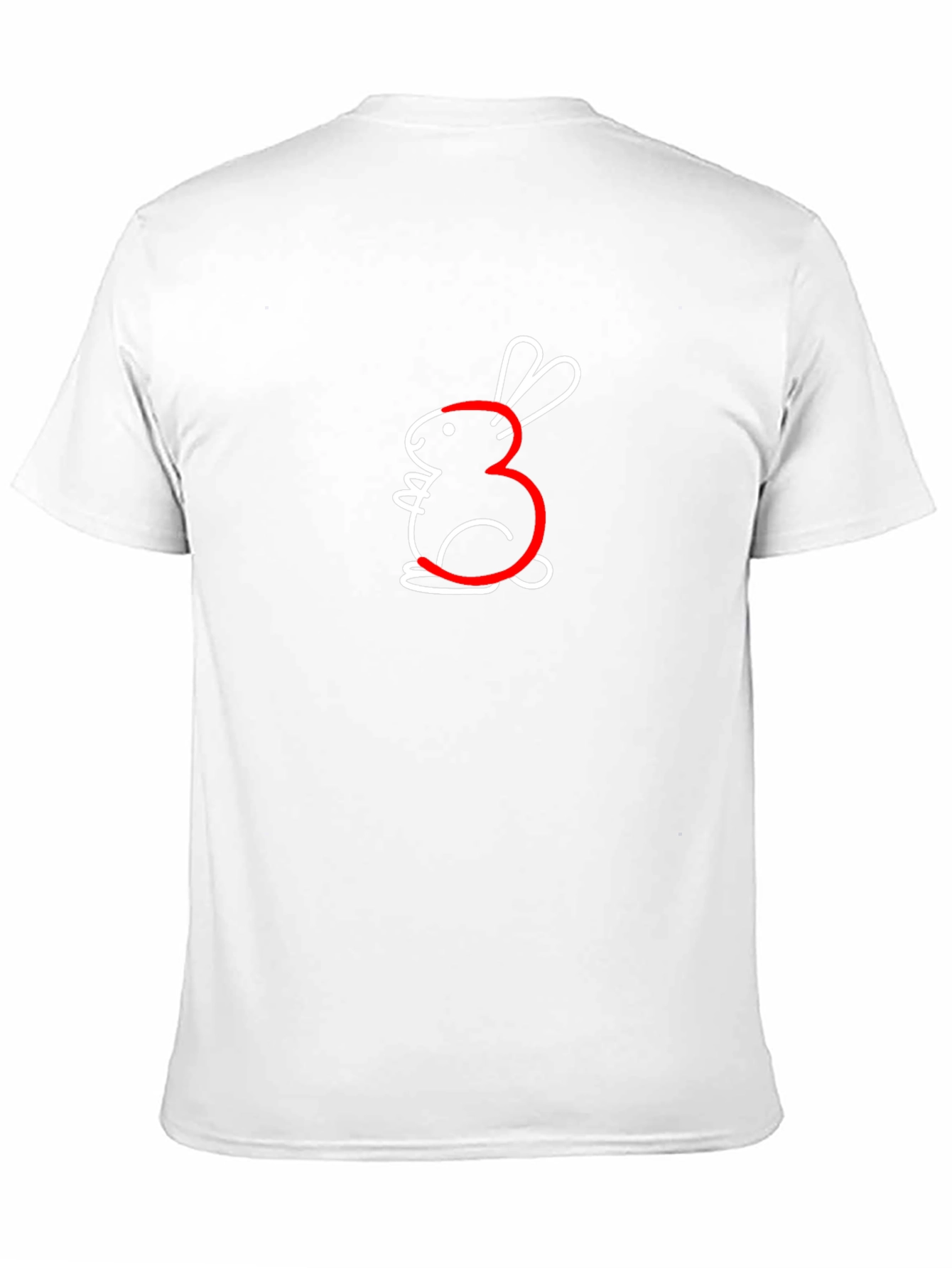 Funny Bunny Number 3 Graphic T-Shirt