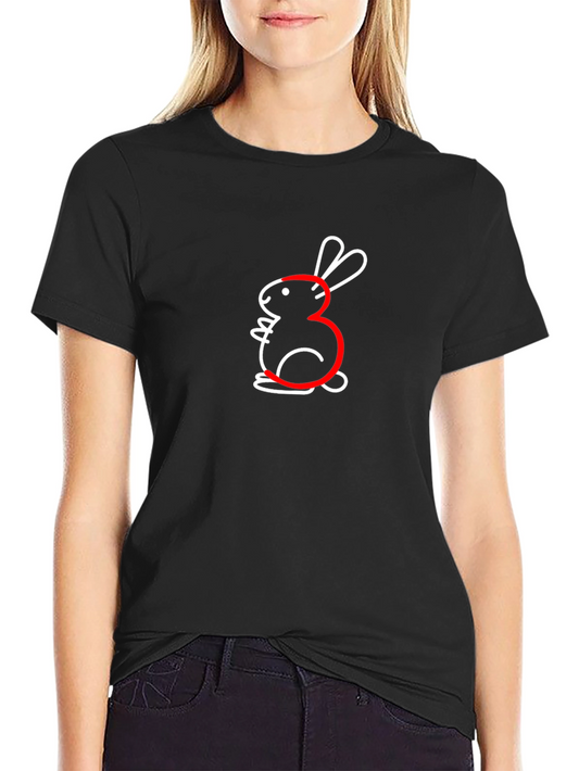 Funny Bunny Number 3 Graphic T-Shirt