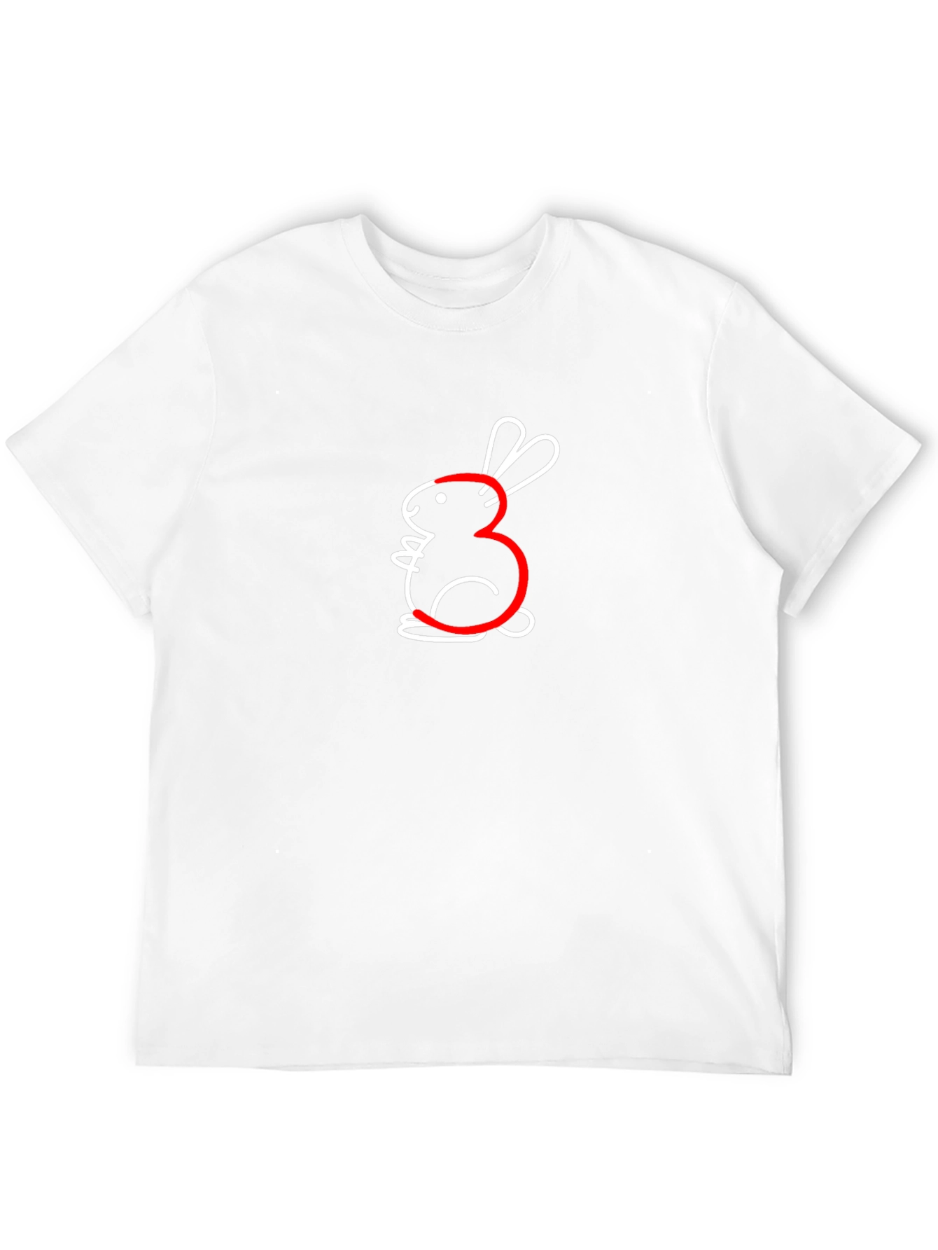Funny Bunny Number 3 Graphic T-Shirt