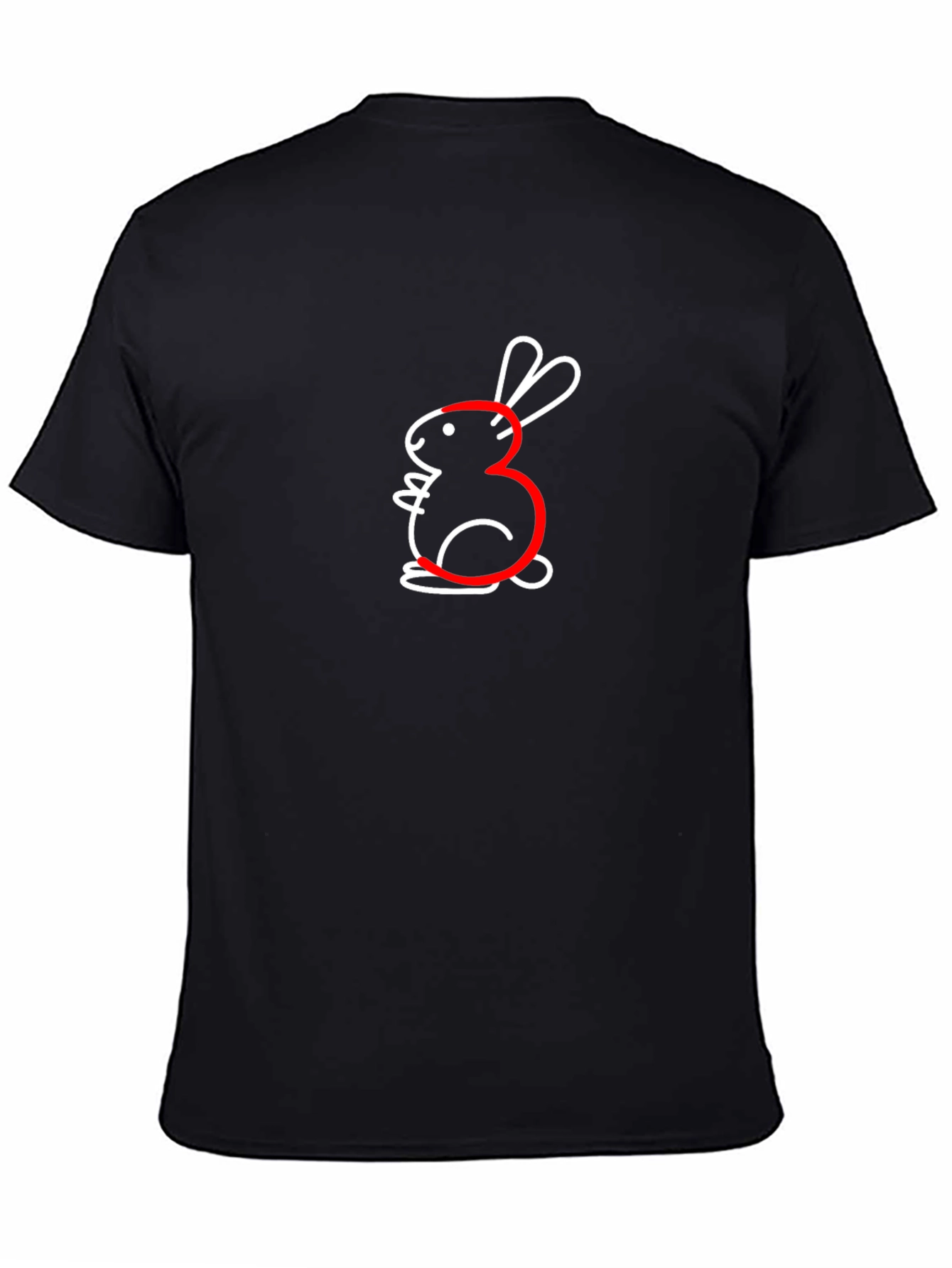 Funny Bunny Number 3 Graphic T-Shirt