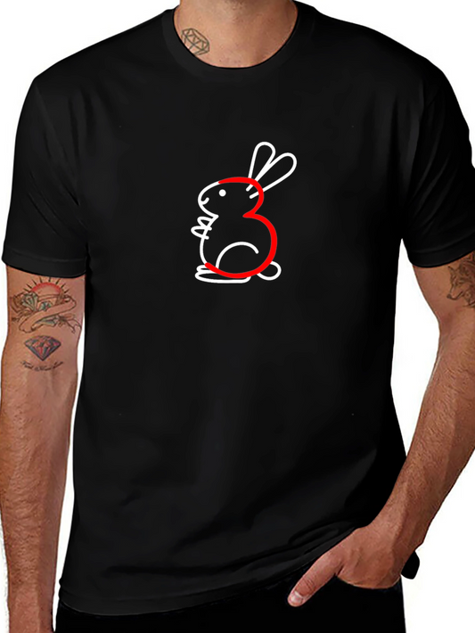 Funny Bunny Number 3 Graphic T-Shirt