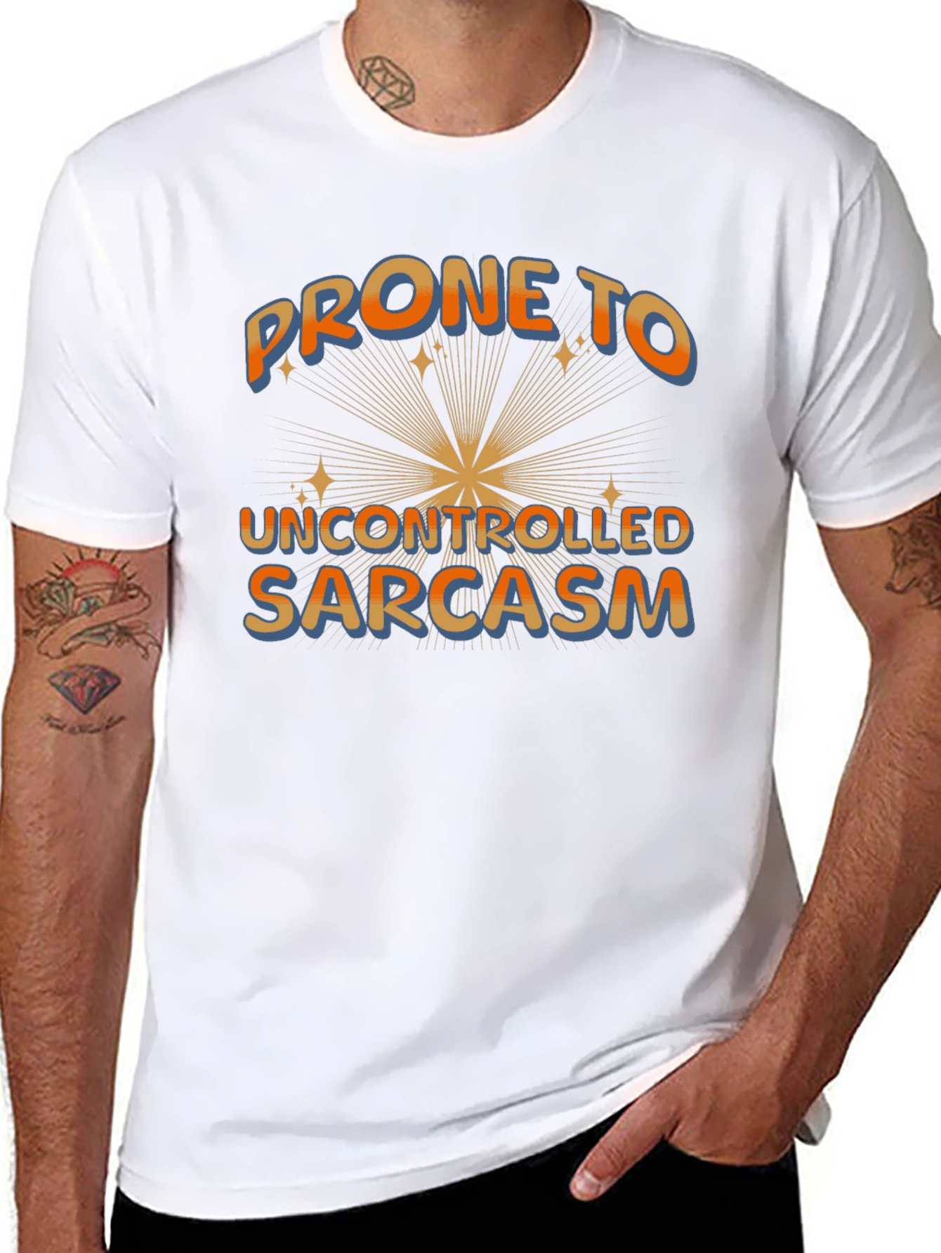 Prone to Uncontrolled Sarcasm Graphic Tee