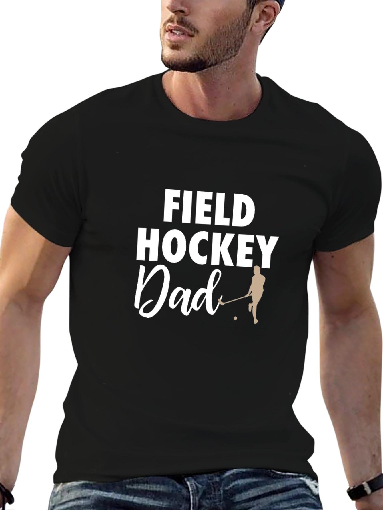 Field Hockey Dad Graphic T-Shirt