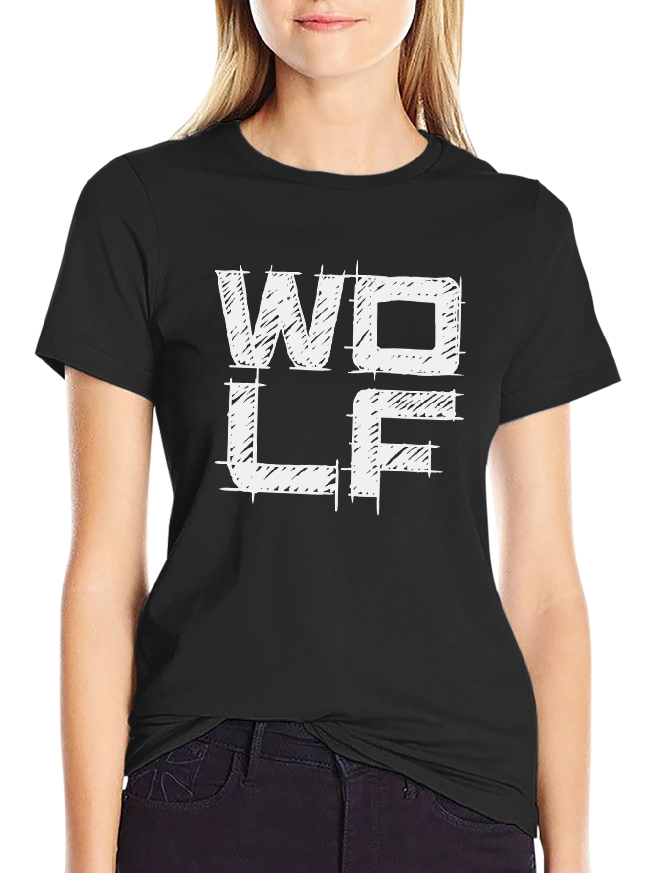 Wolf Graphic T-Shirt - Mens Short Sleeve Tee