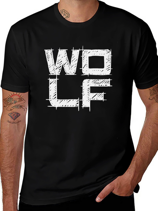 Wolf Graphic T-Shirt - Mens Short Sleeve Tee