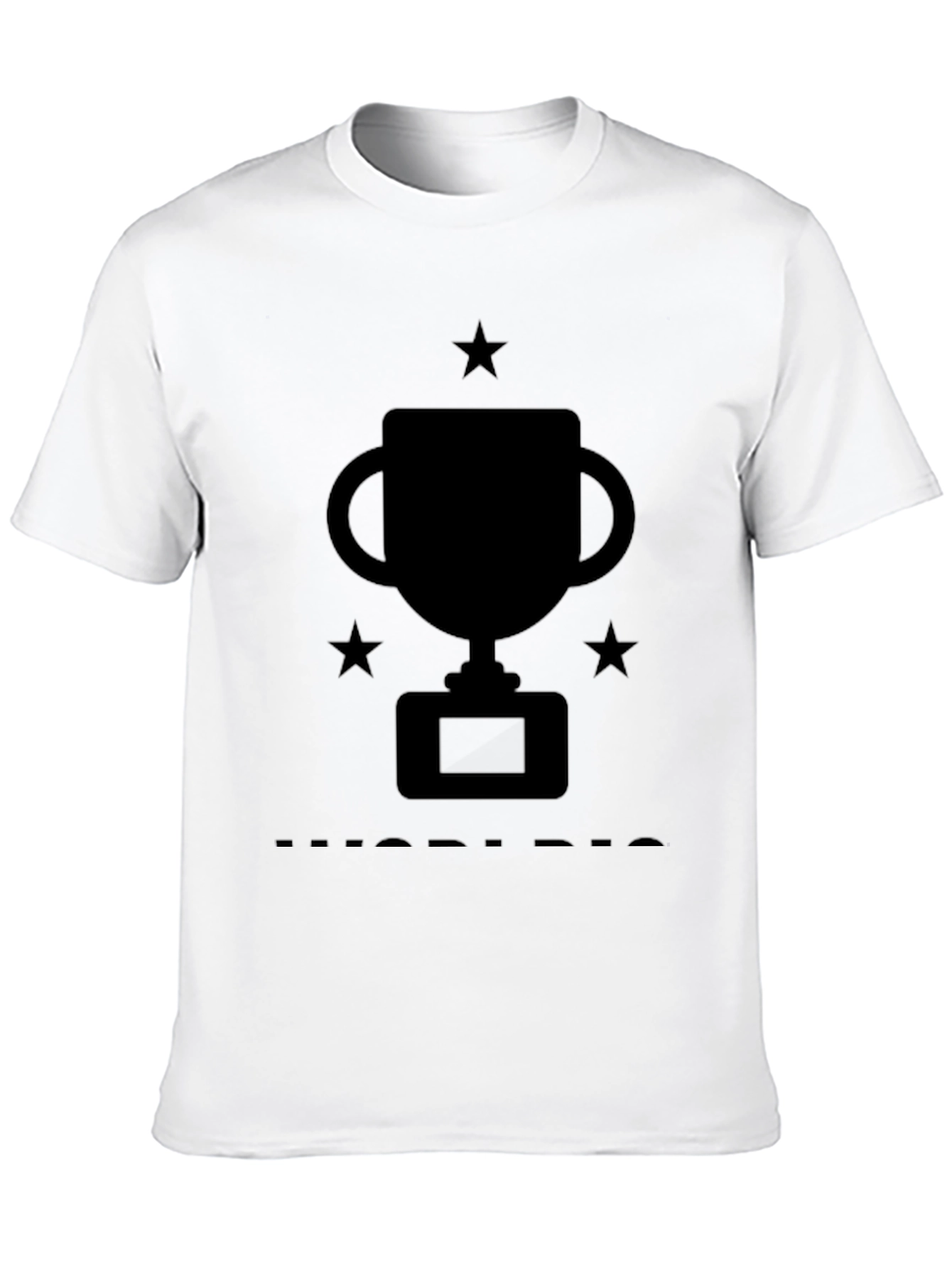 Trophy Graphic T-Shirt - Black Cotton Tee