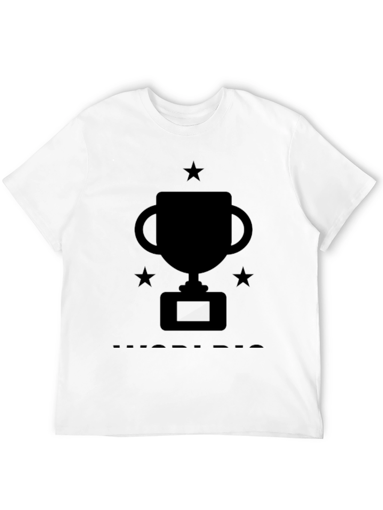 Trophy Graphic T-Shirt - Black Cotton Tee