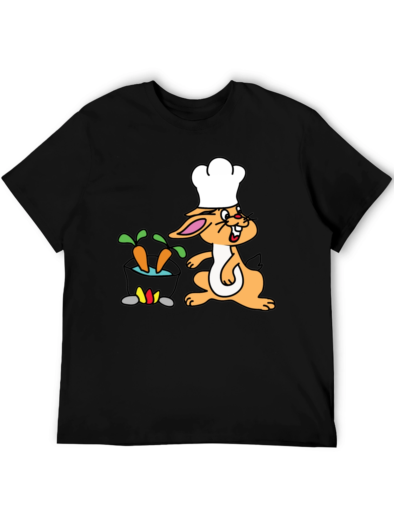 Chef Bunny T-Shirt - Cook Carrot Stew Funny Tee