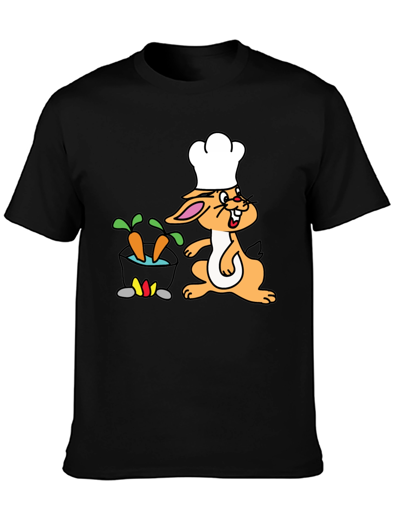 Chef Bunny T-Shirt - Cook Carrot Stew Funny Tee
