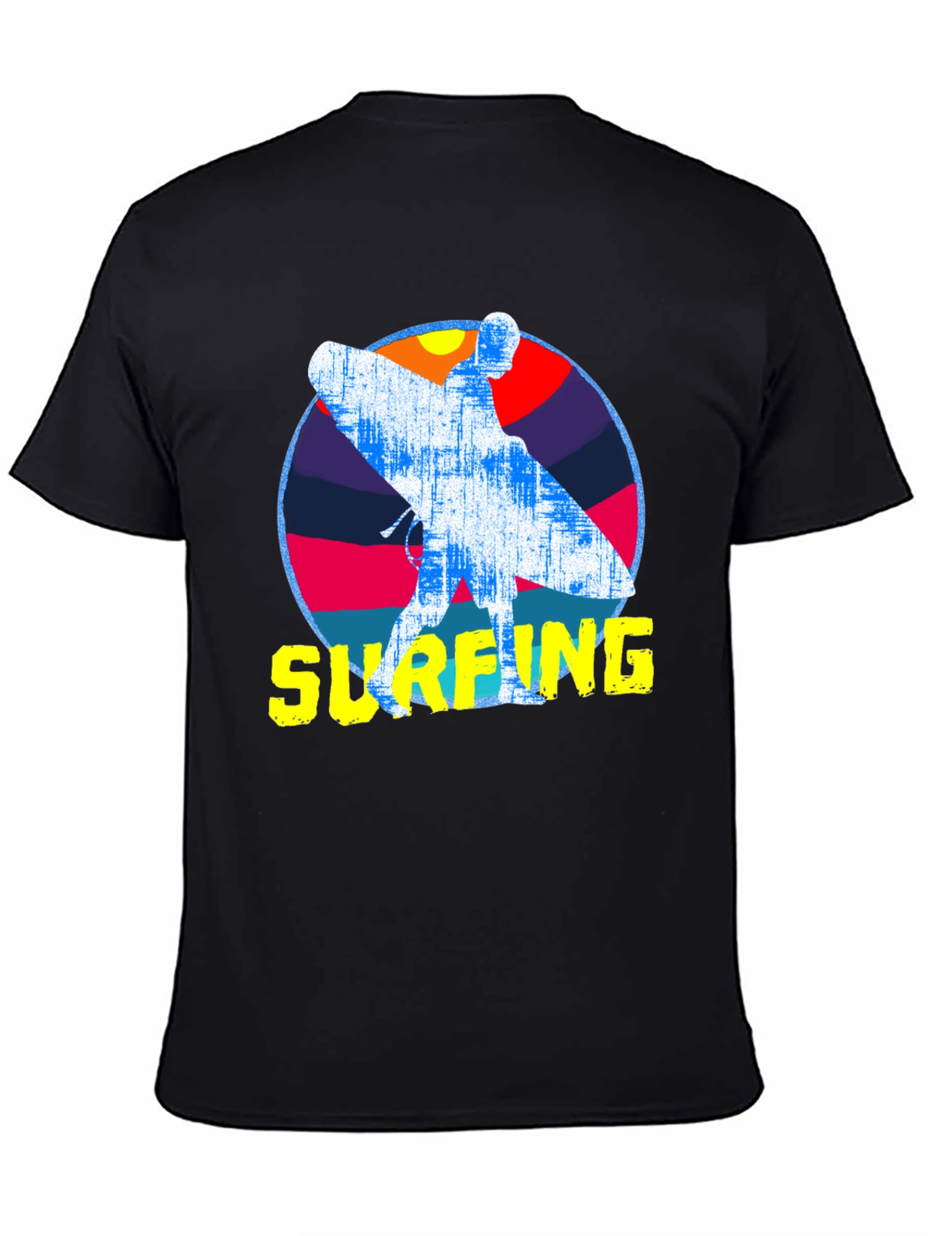 Surfing Graphic T-Shirt - Retro Style