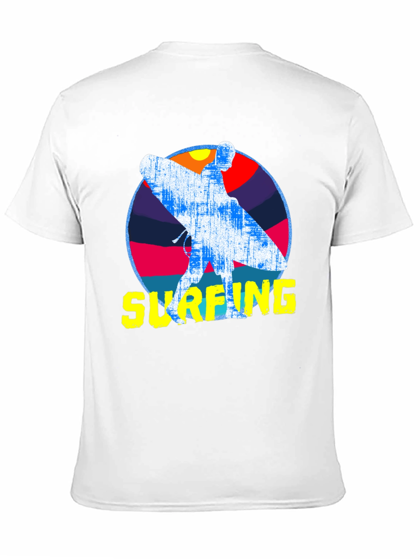 Surfing Graphic T-Shirt - Retro Style