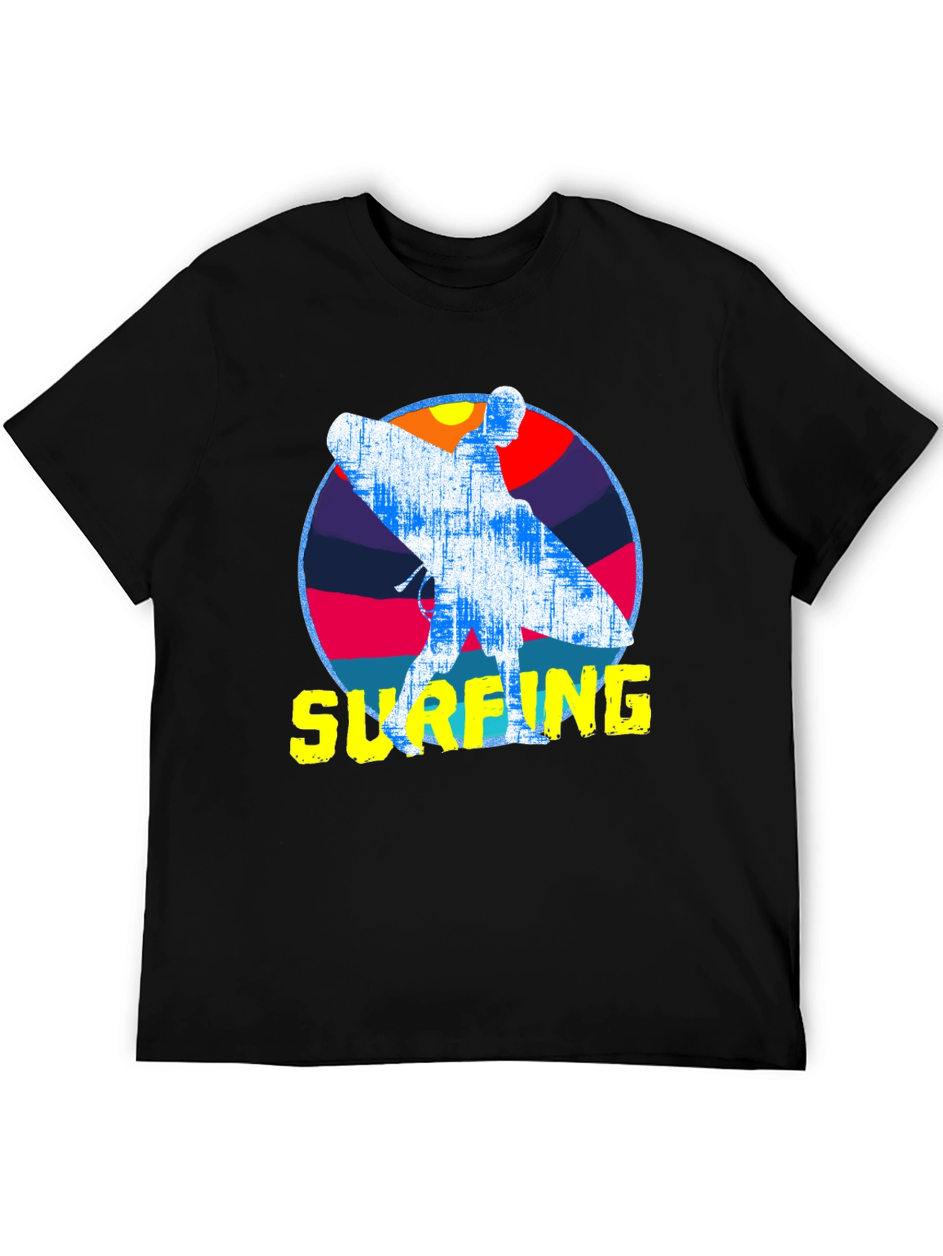 Surfing Graphic T-Shirt - Retro Style