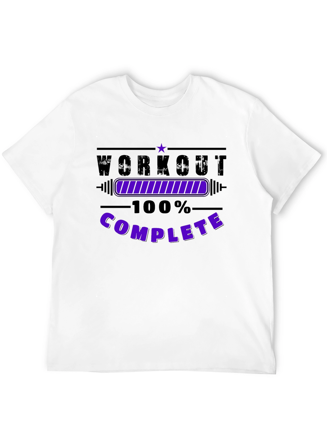 Workout Complete Black T-Shirt