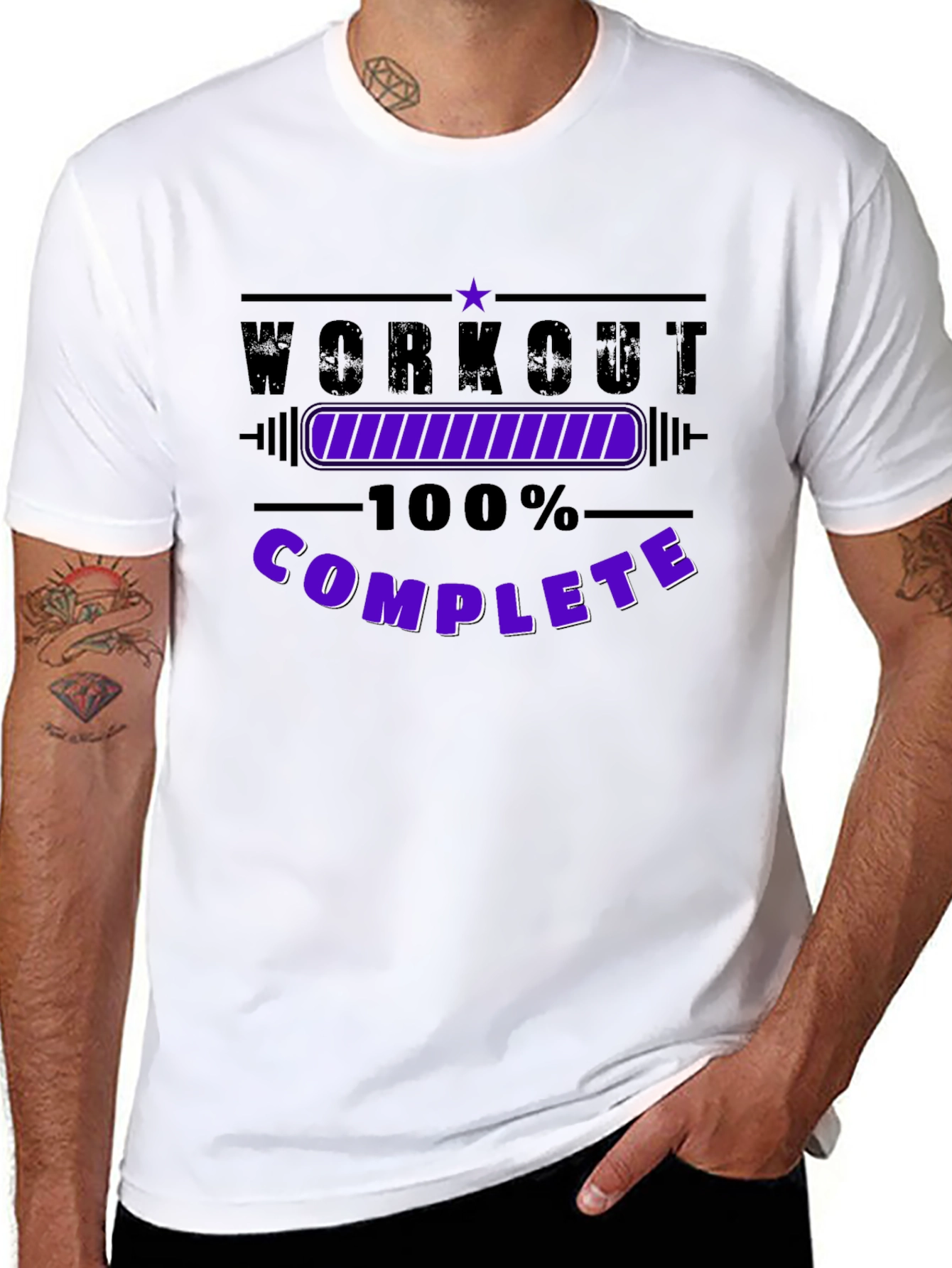 Workout Complete Black T-Shirt