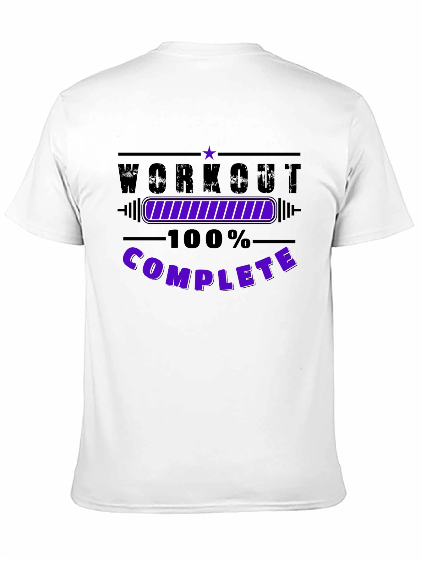 Workout Complete Black T-Shirt