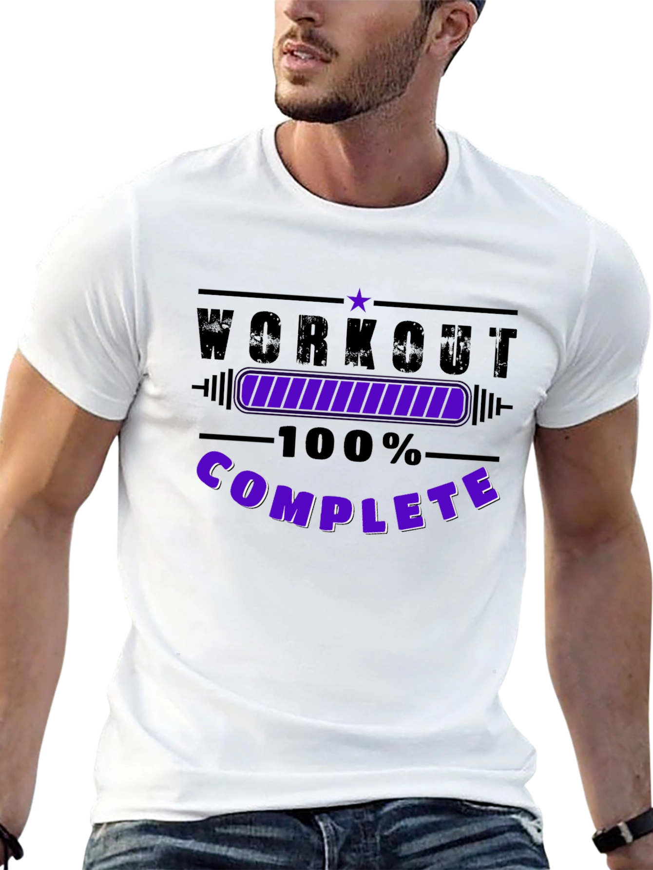 Workout Complete Black T-Shirt