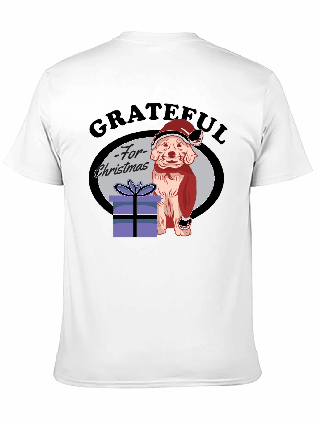 Grateful For Christmas Dog T-Shirt