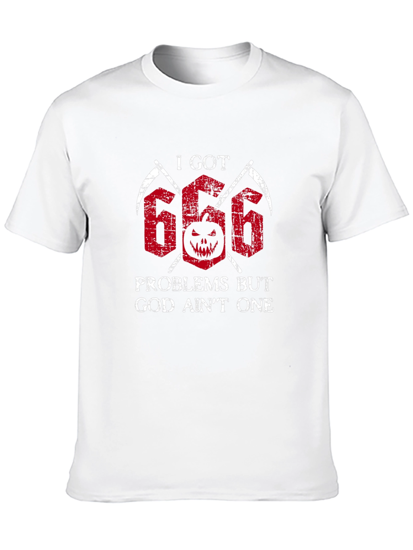 I Got 666 Problems Tee - Halloween Graphic T-Shirt