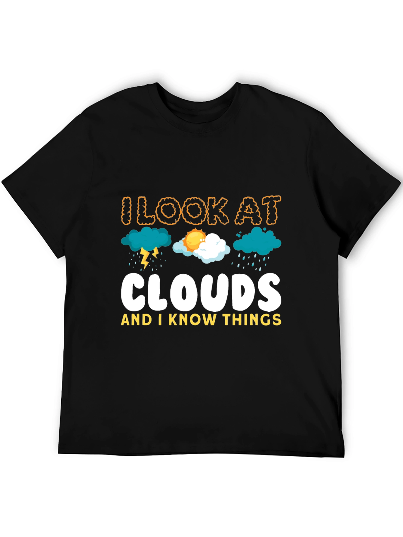 I Look At Clouds T-Shirt Weather Tee