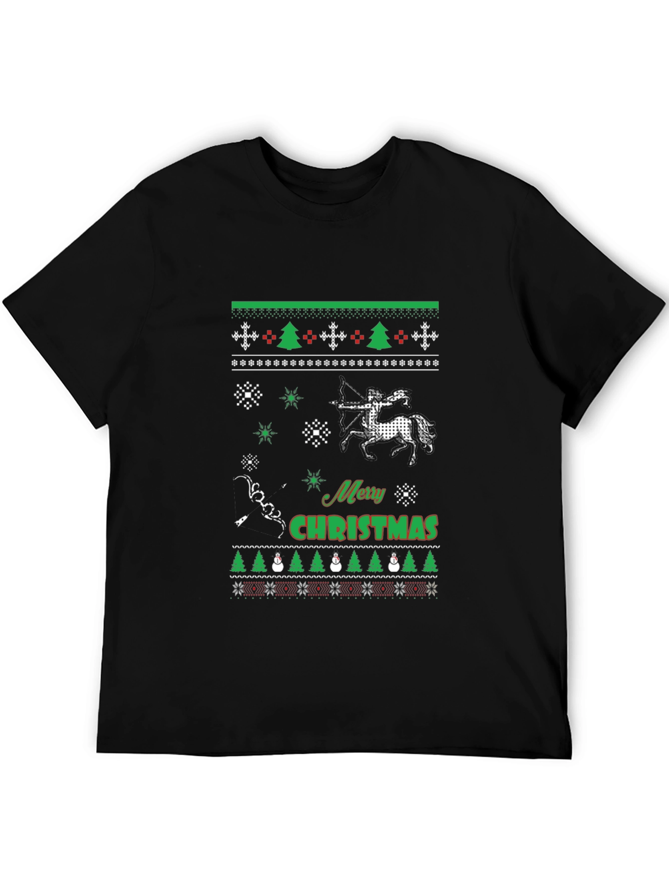 Festive Archer Ugly Christmas T-Shirt