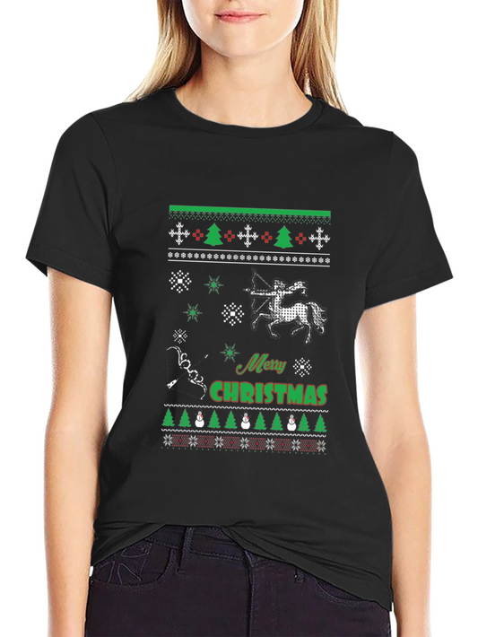 Festive Archer Ugly Christmas T-Shirt