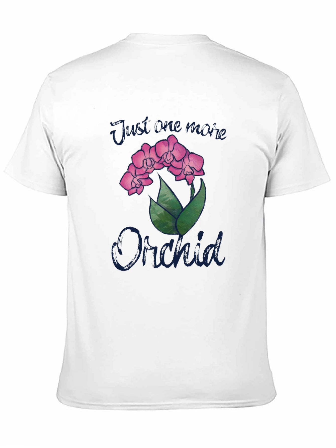 Just One More Orchid Black T-Shirt