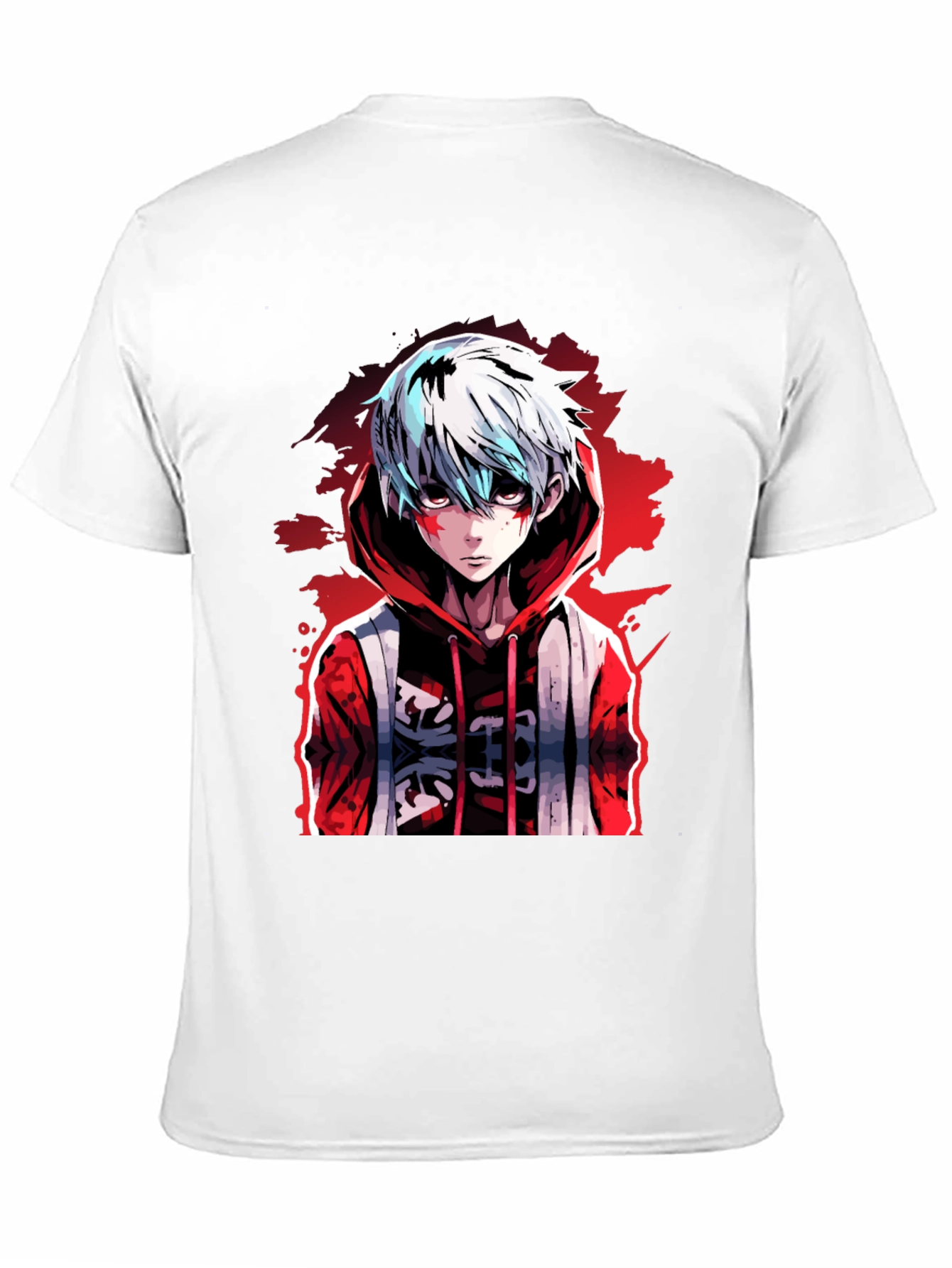 Anime Style Graphic Print Tee