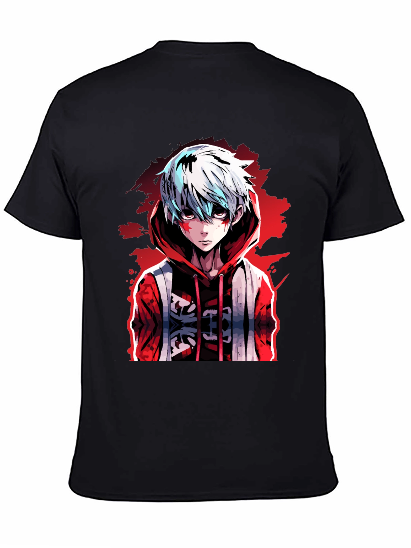 Anime Style Graphic Print Tee