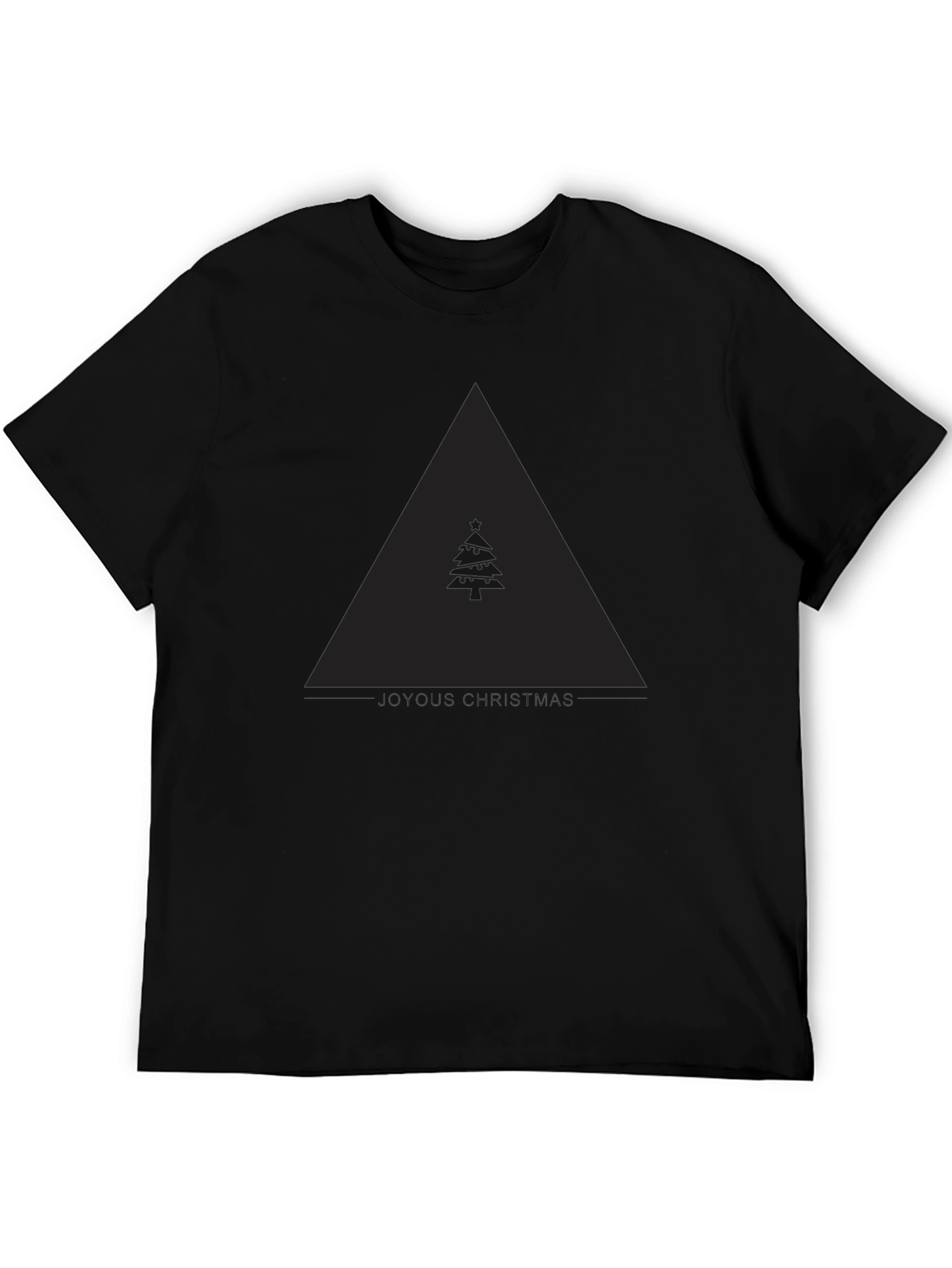 Minimalist Christmas Tree Graphic Tee
