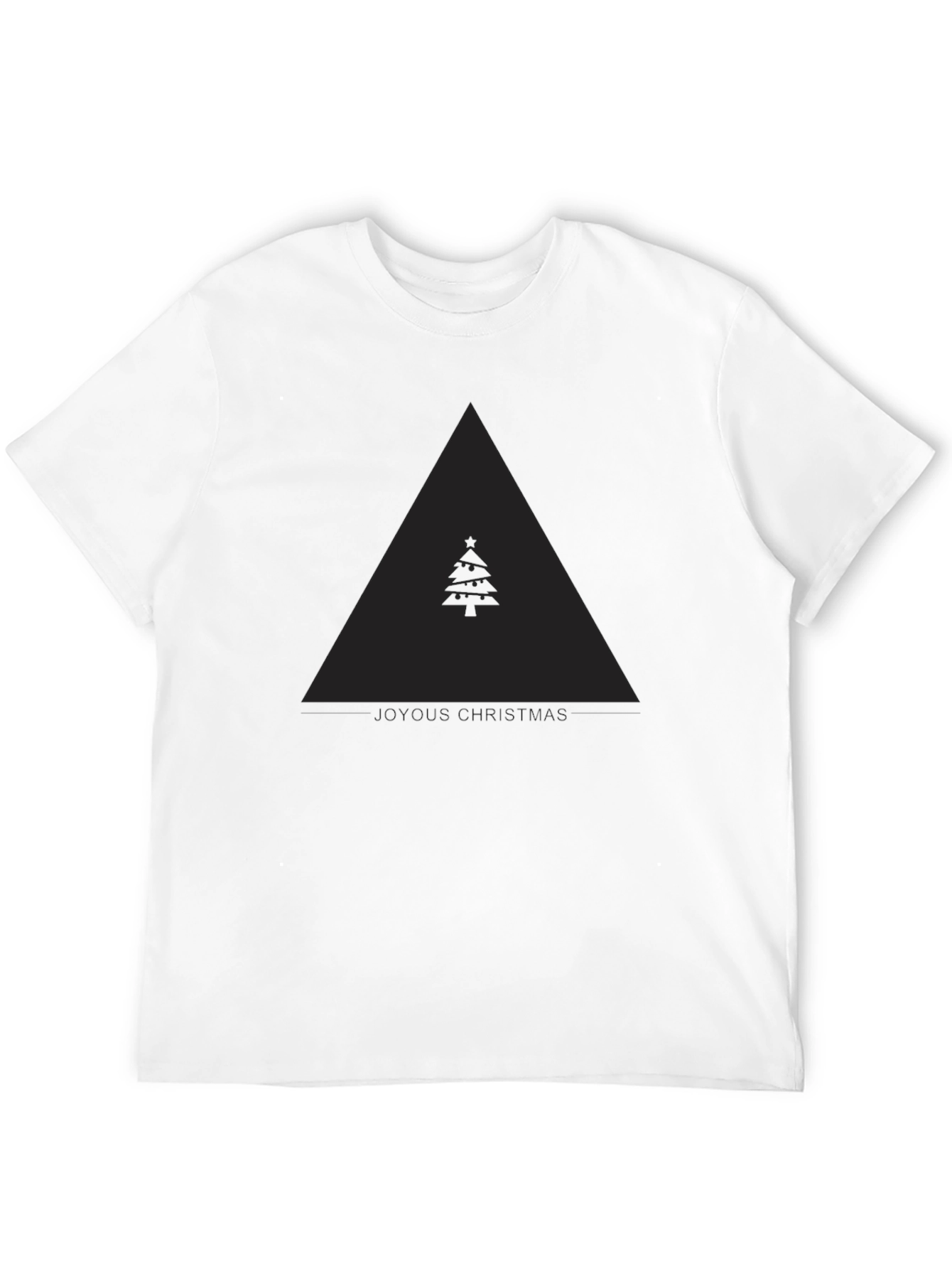 Minimalist Christmas Tree Graphic Tee