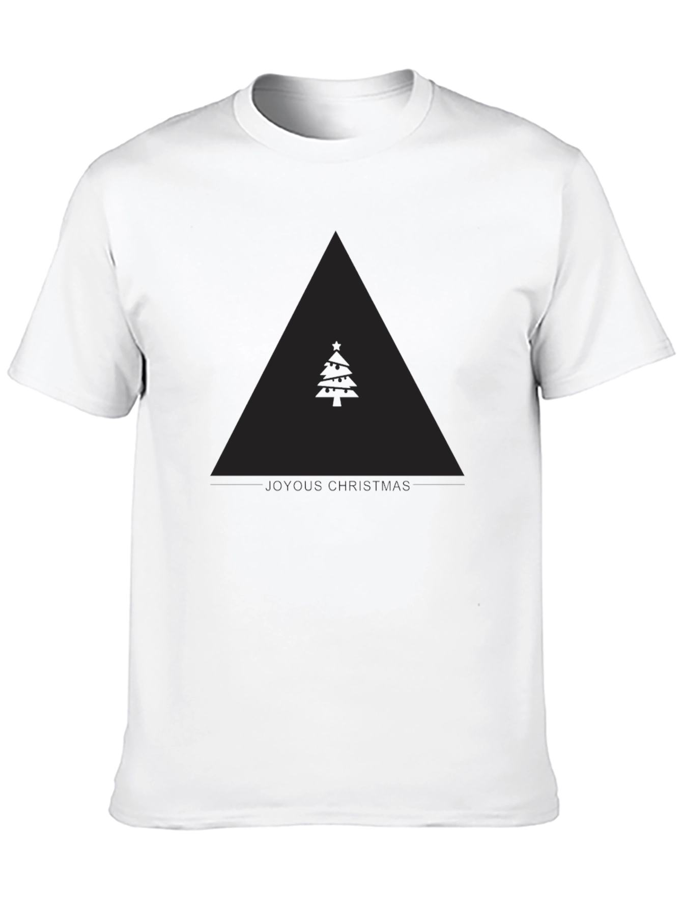 Minimalist Christmas Tree Graphic Tee