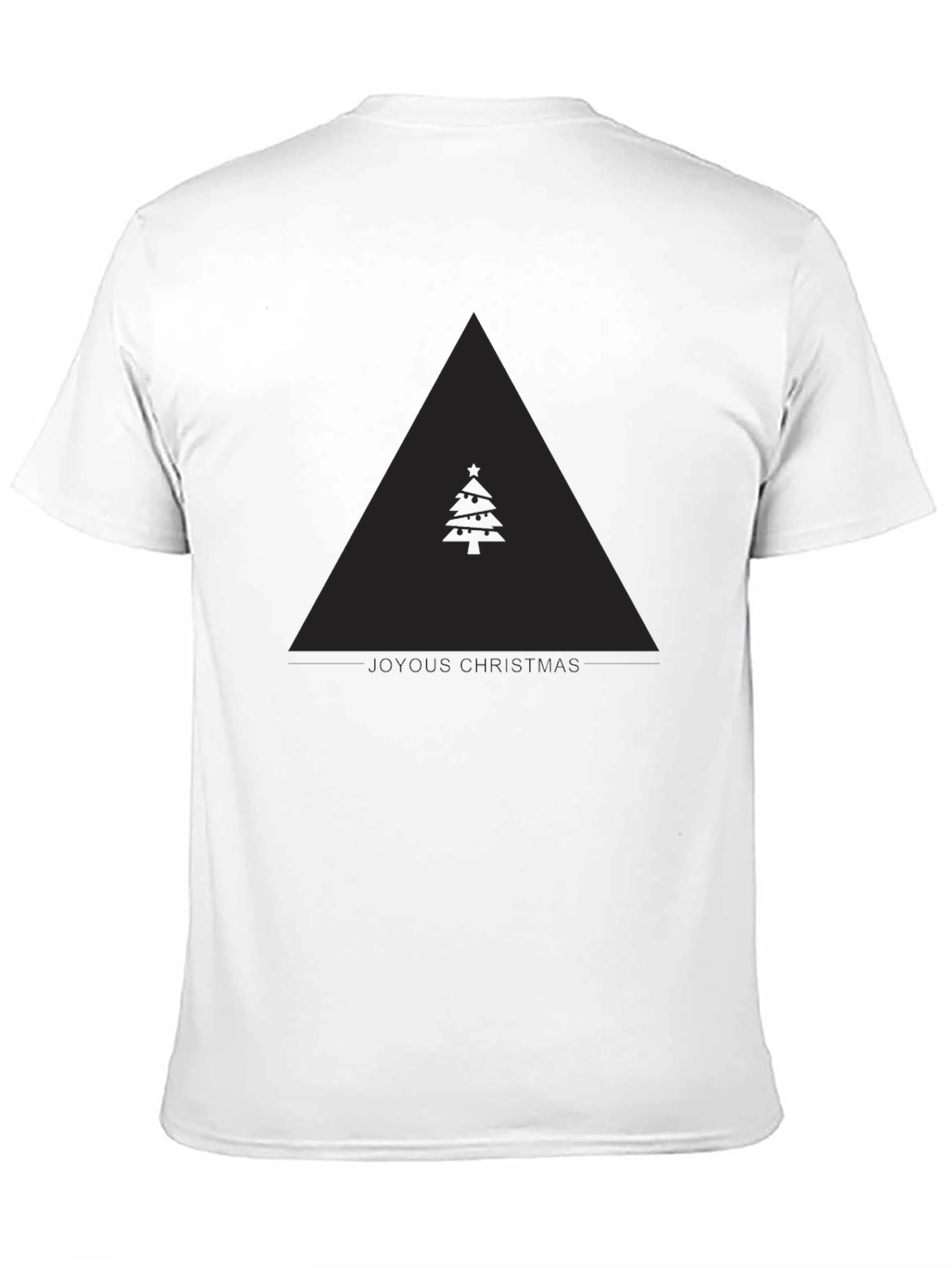 Minimalist Christmas Tree Graphic Tee