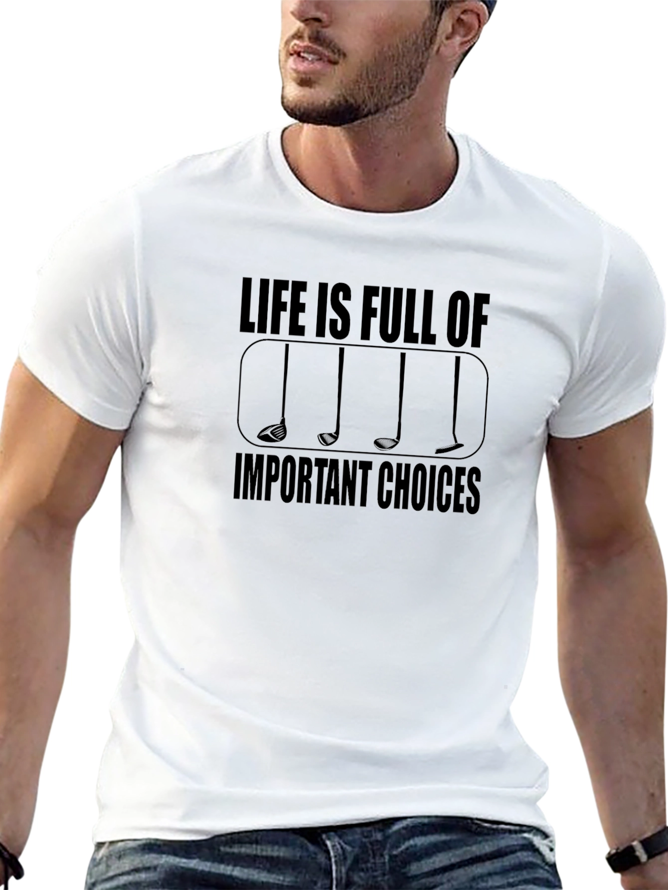 Golf Lovers T-Shirt: Lifes Choices Tee