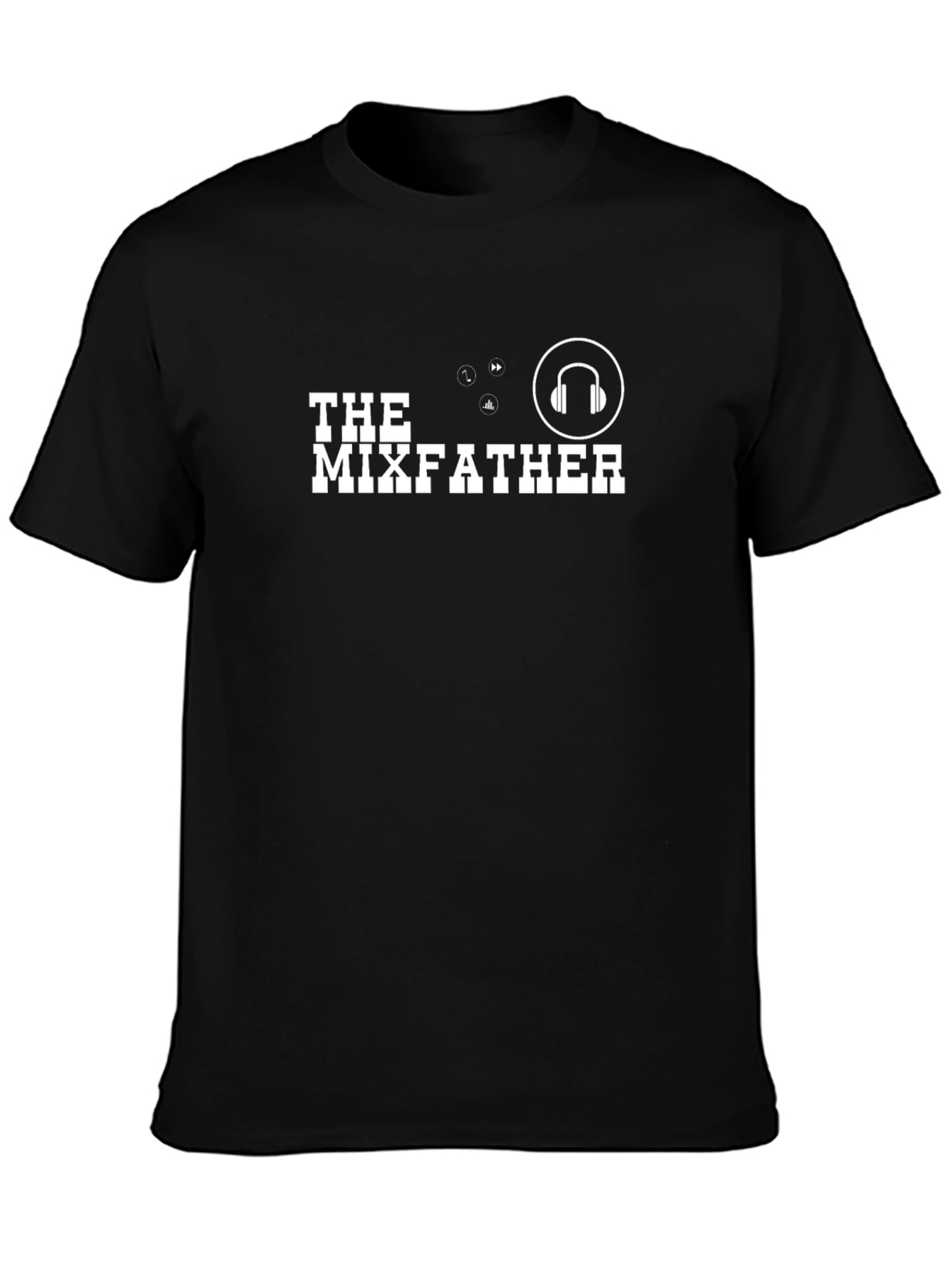 The Mixfather Black Graphic Tee
