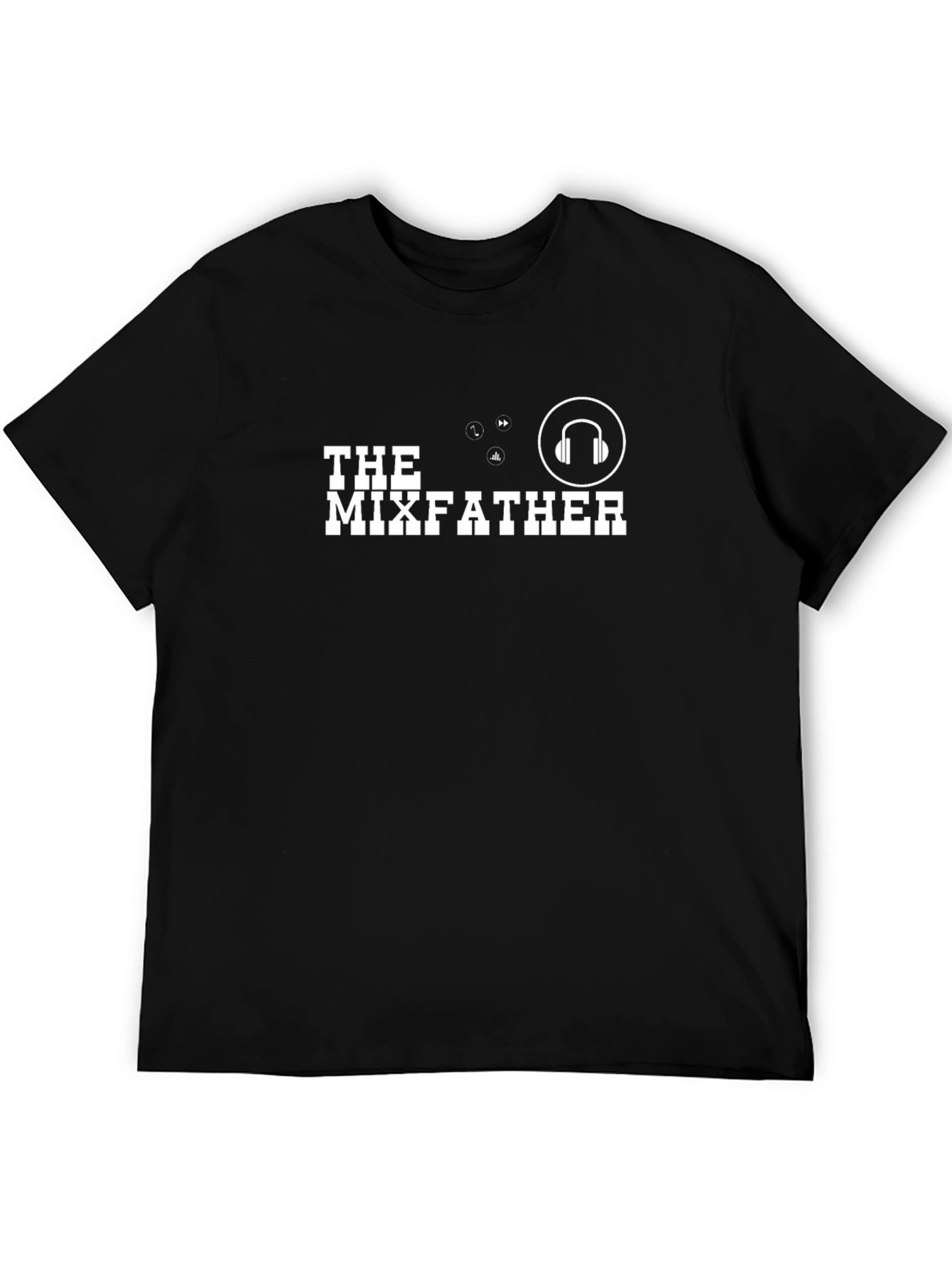 The Mixfather Black Graphic Tee
