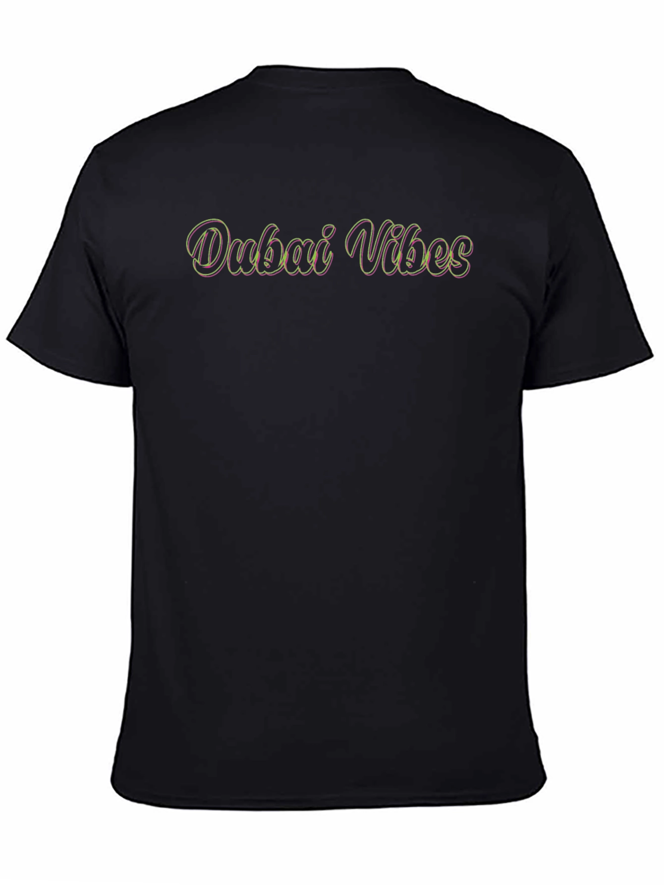 Dubai Vibes Graphic Tee - Black