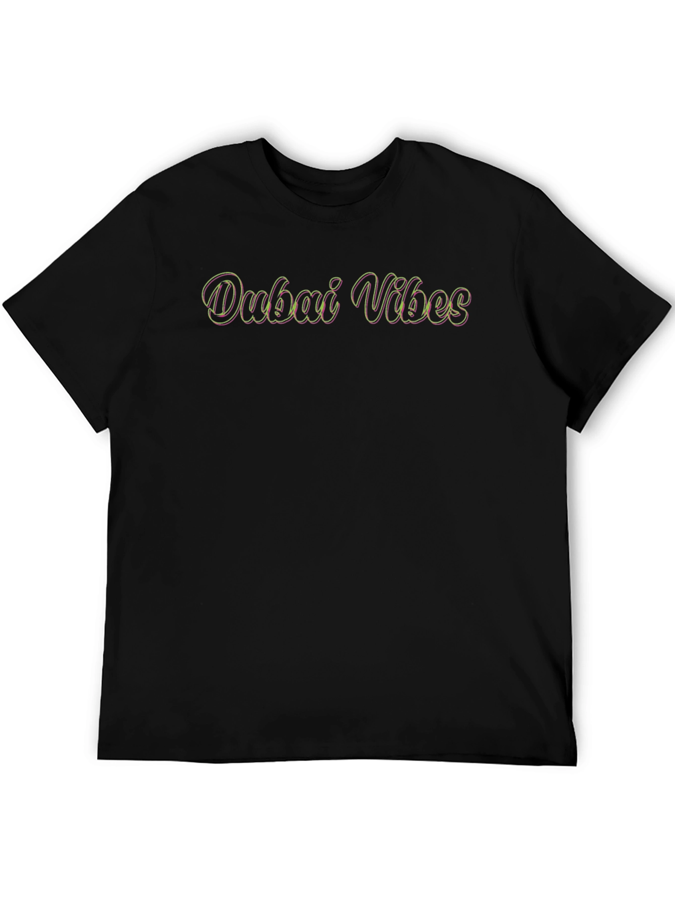 Dubai Vibes Graphic Tee - Black