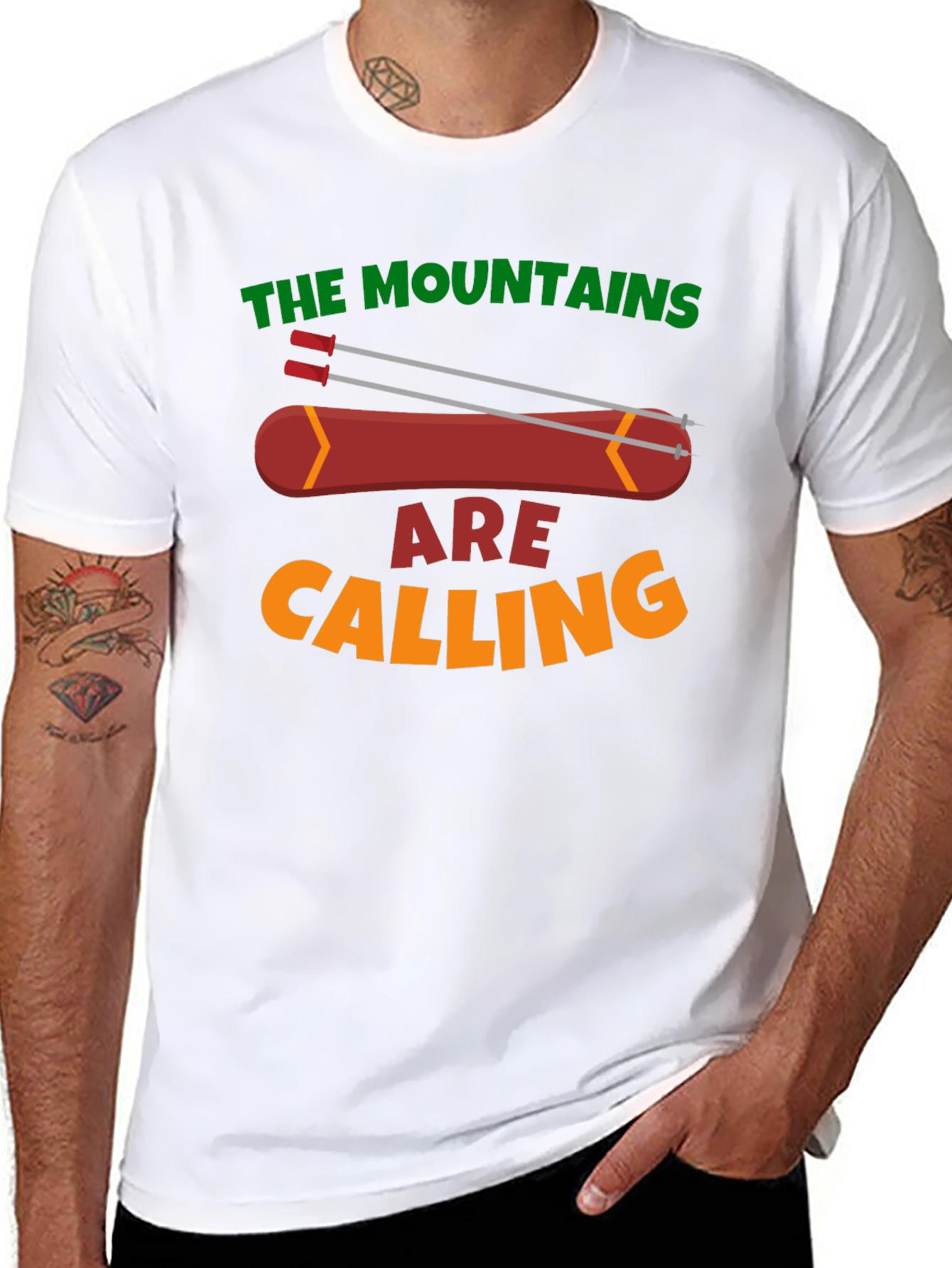 Mountains Are Calling Graphic T-Shirt