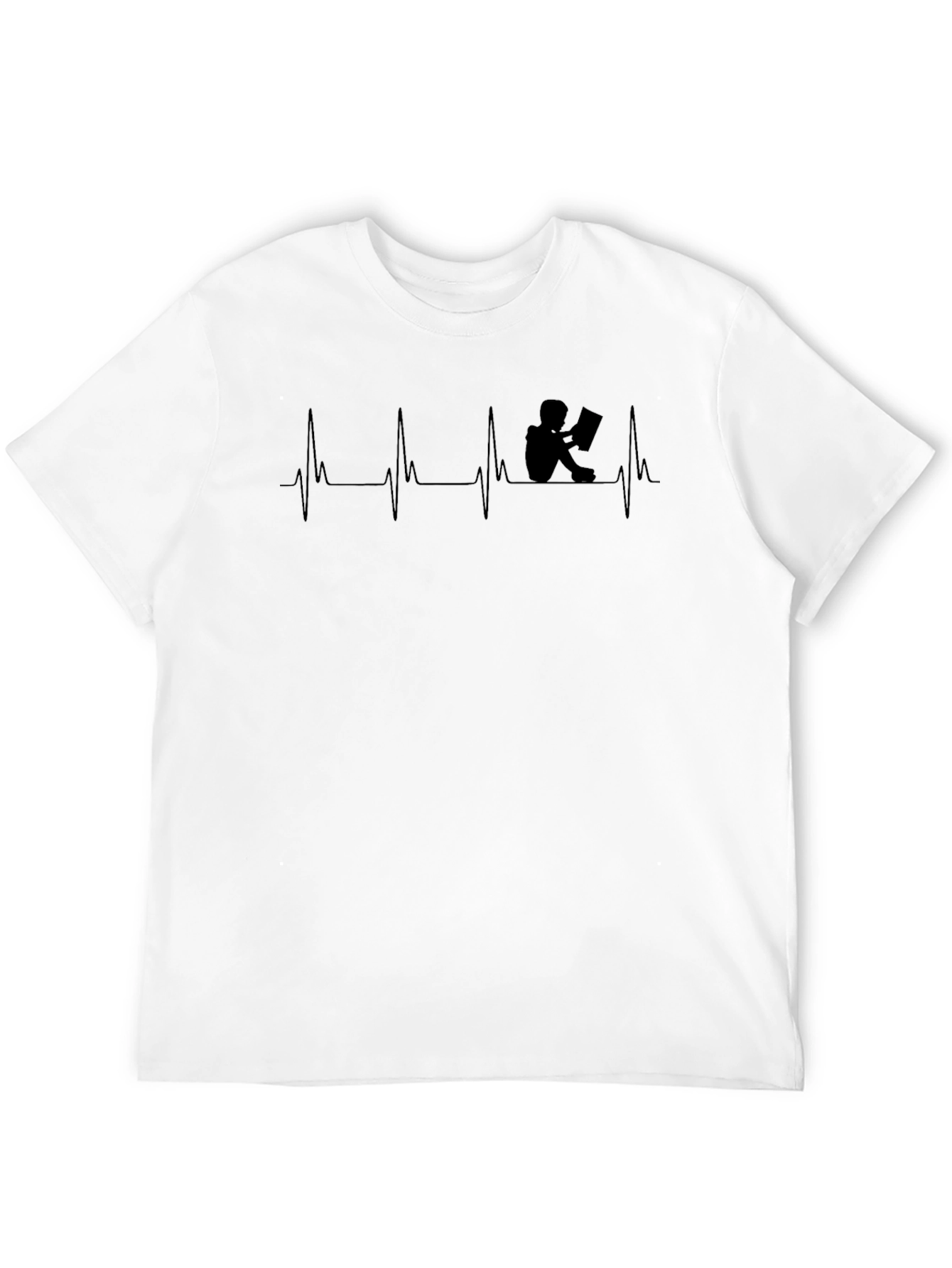 Book Lover Heartbeat T-Shirt