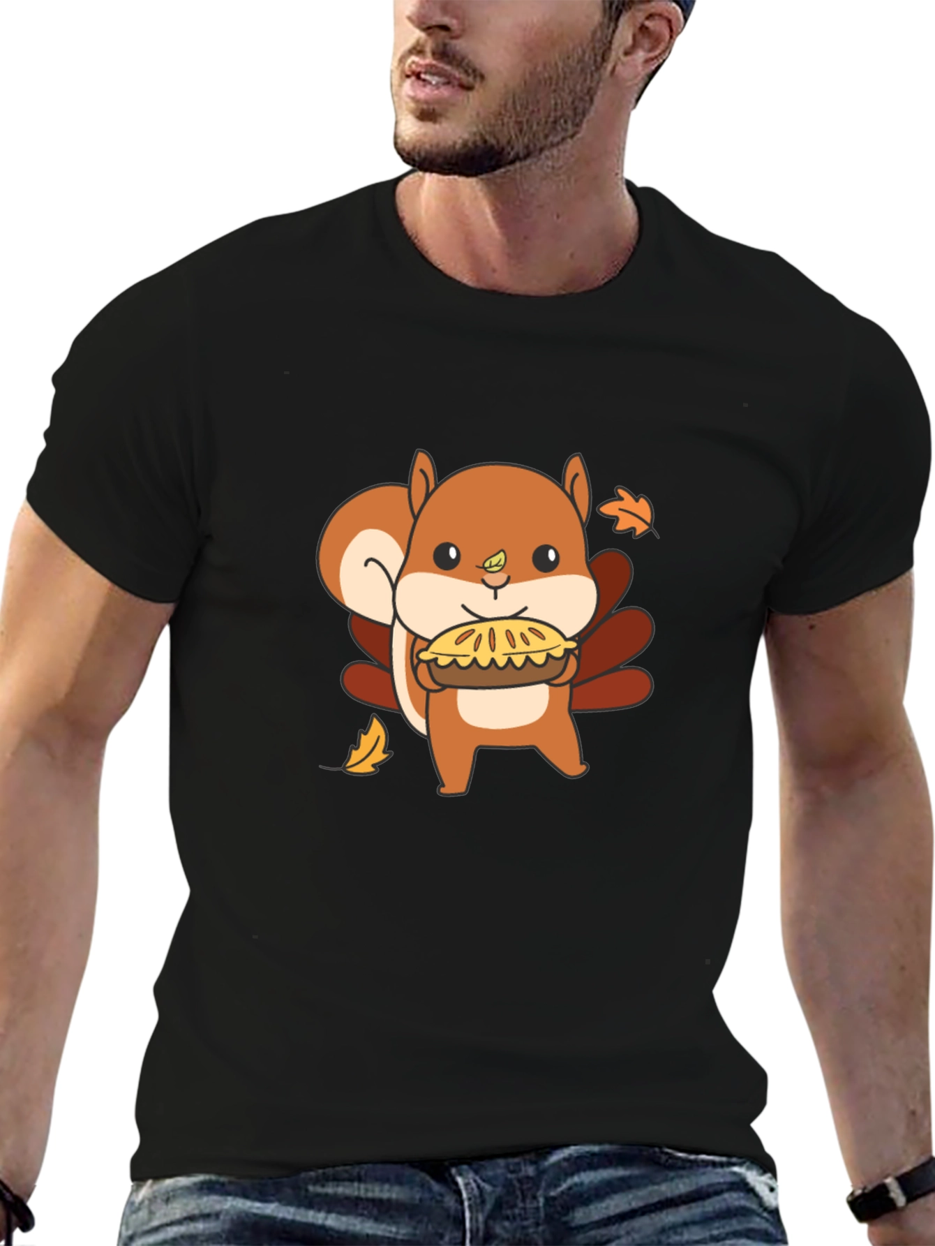 Cute Squirrel Pie Thanksgiving T-Shirt