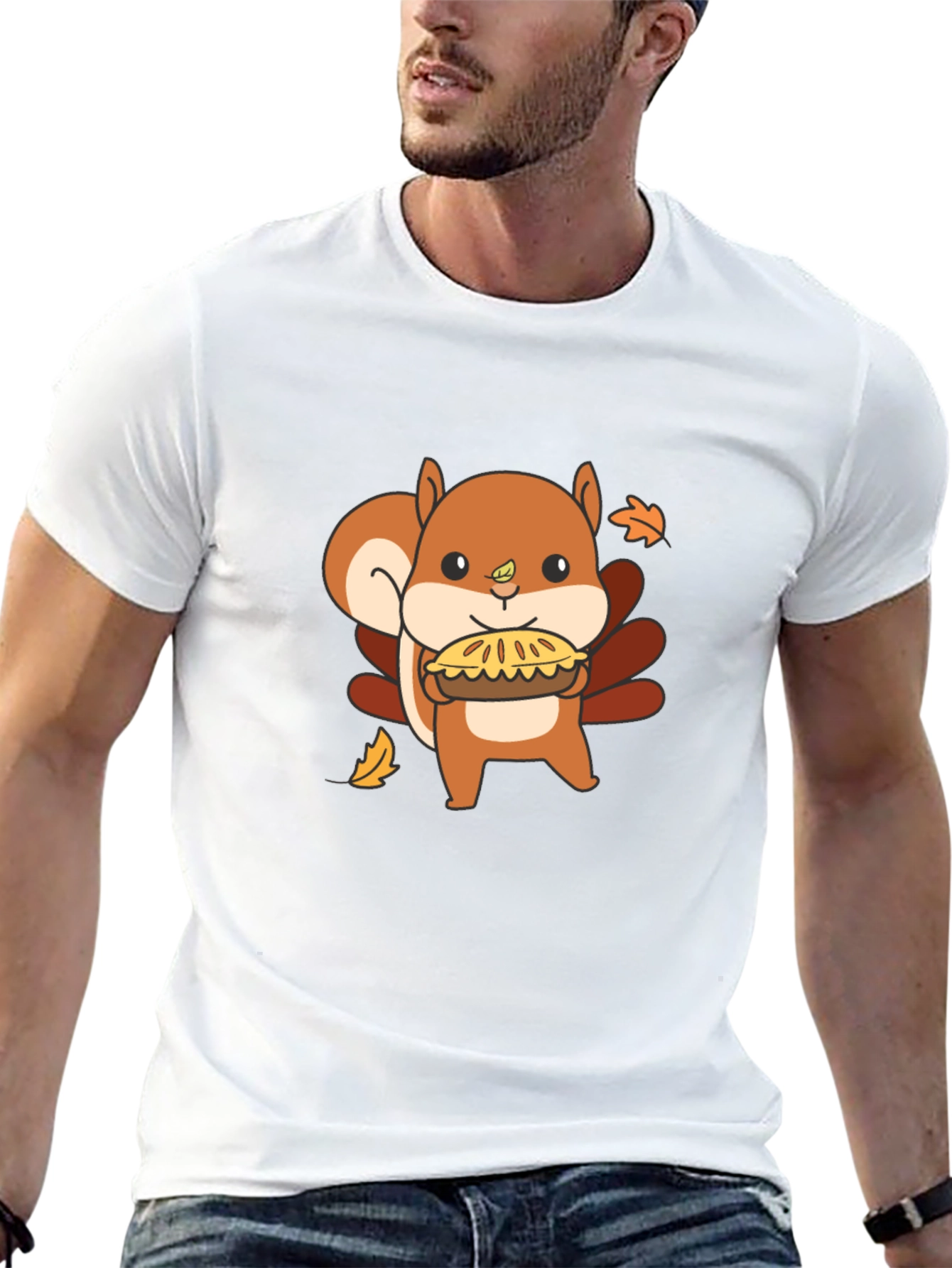 Cute Squirrel Pie Thanksgiving T-Shirt