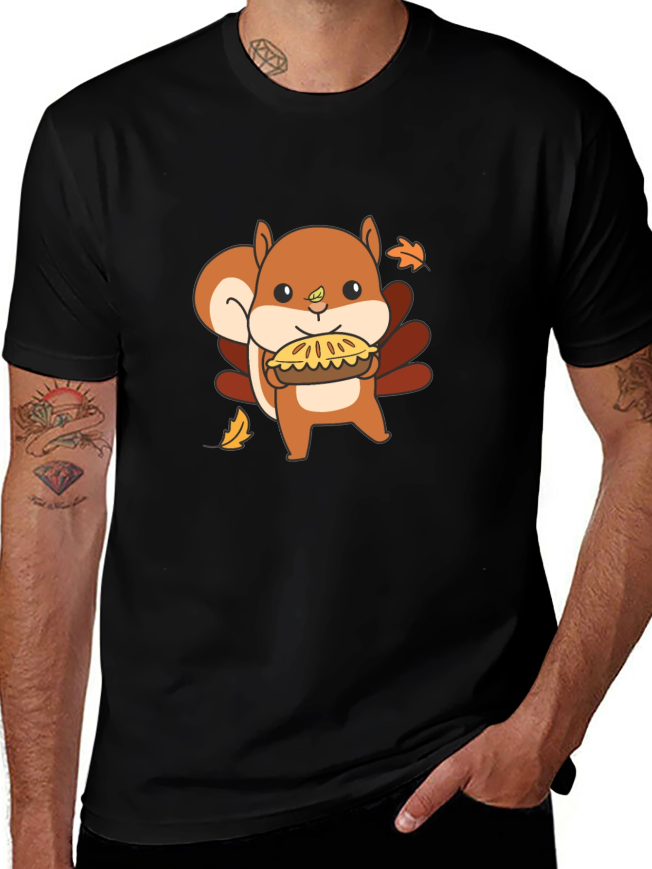 Cute Squirrel Pie Thanksgiving T-Shirt