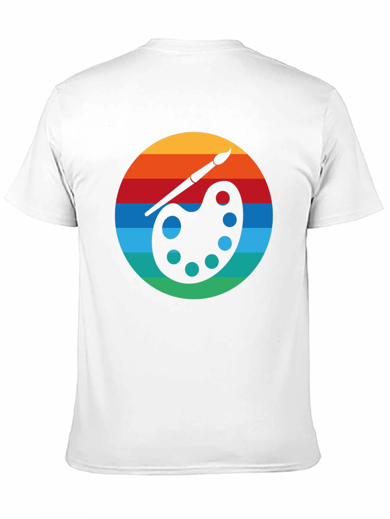 Retro Artist Palette Graphic T-Shirt
