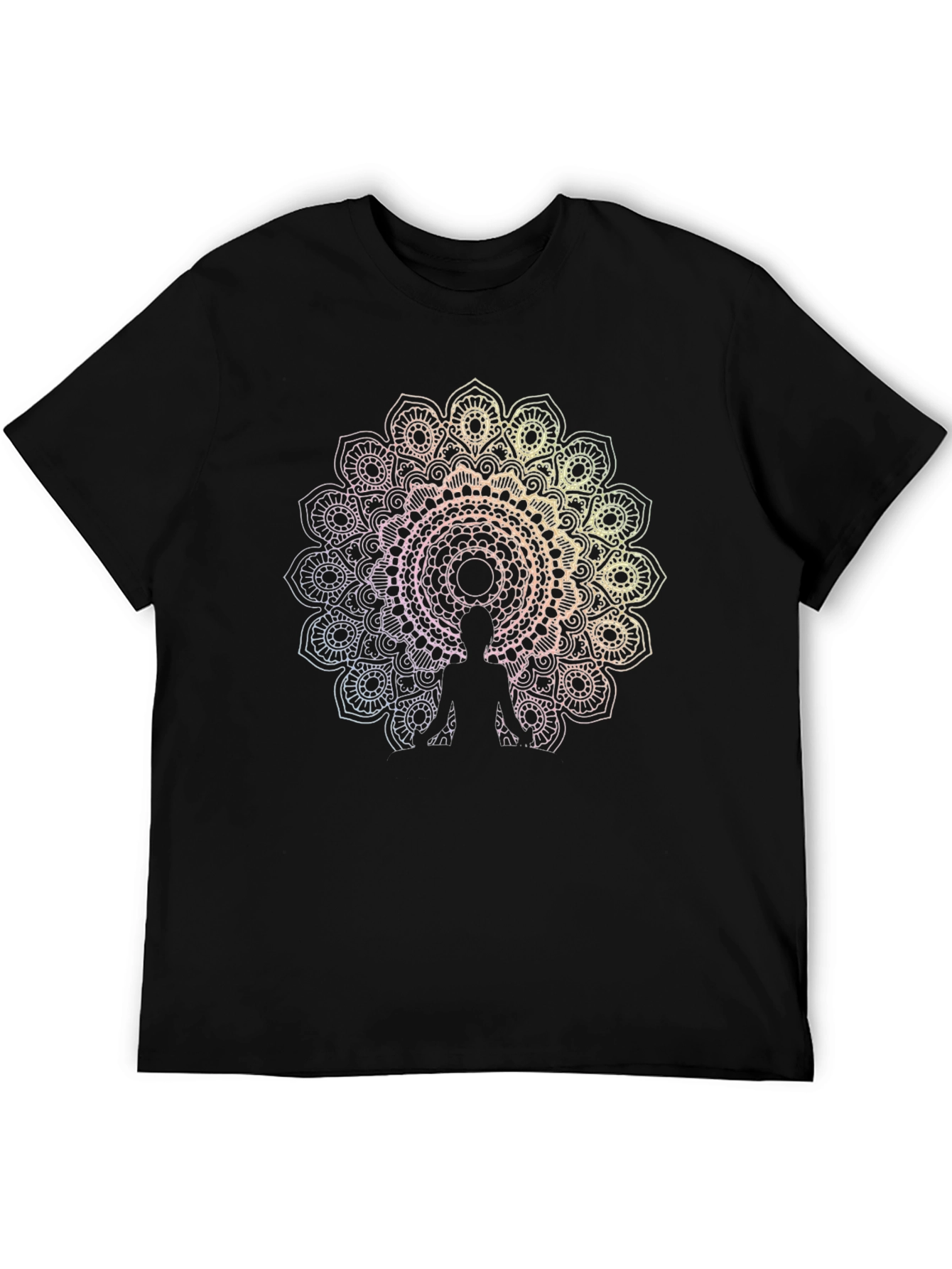 Mandala Meditation Black Tee