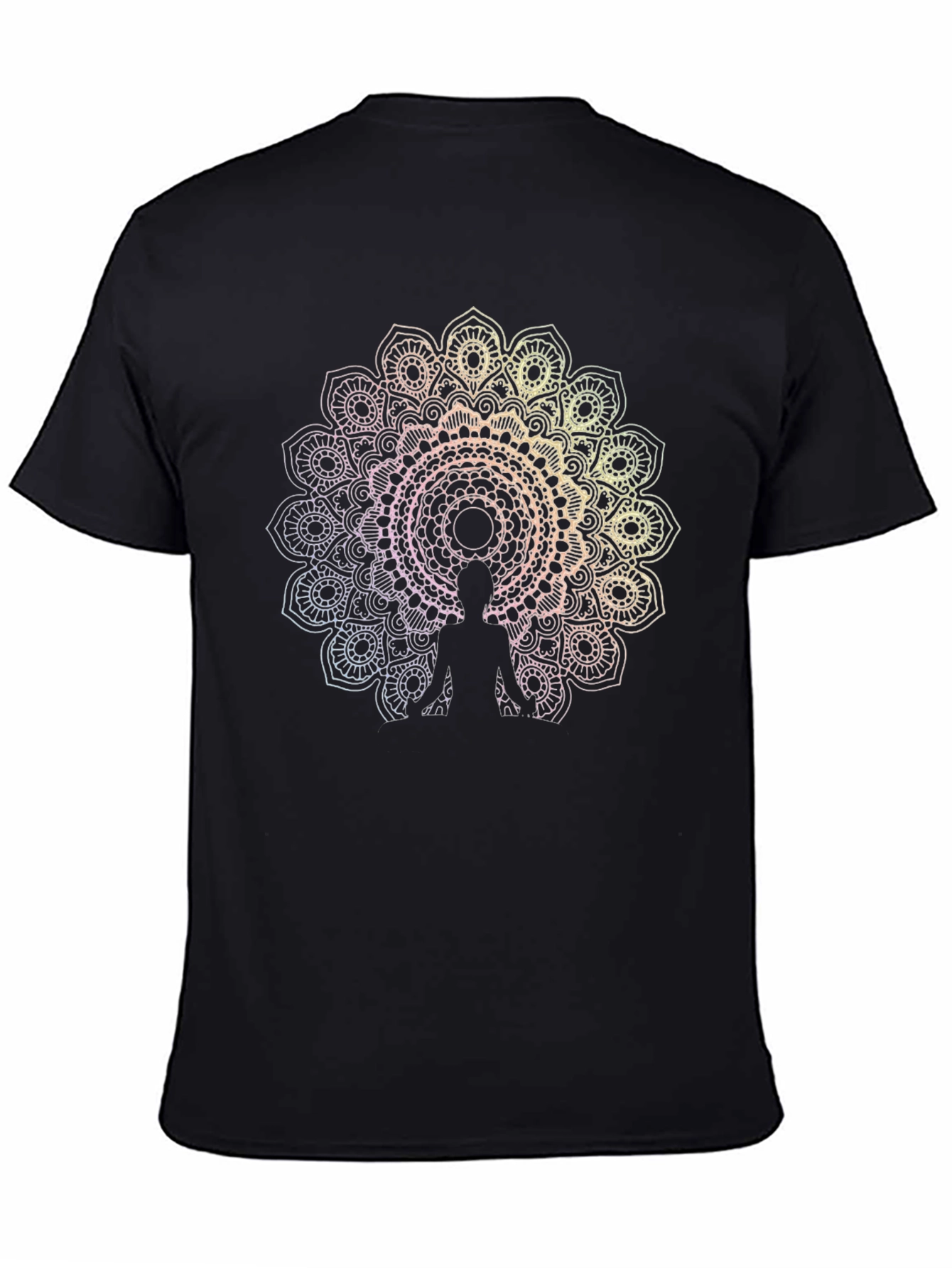Mandala Meditation Black Tee