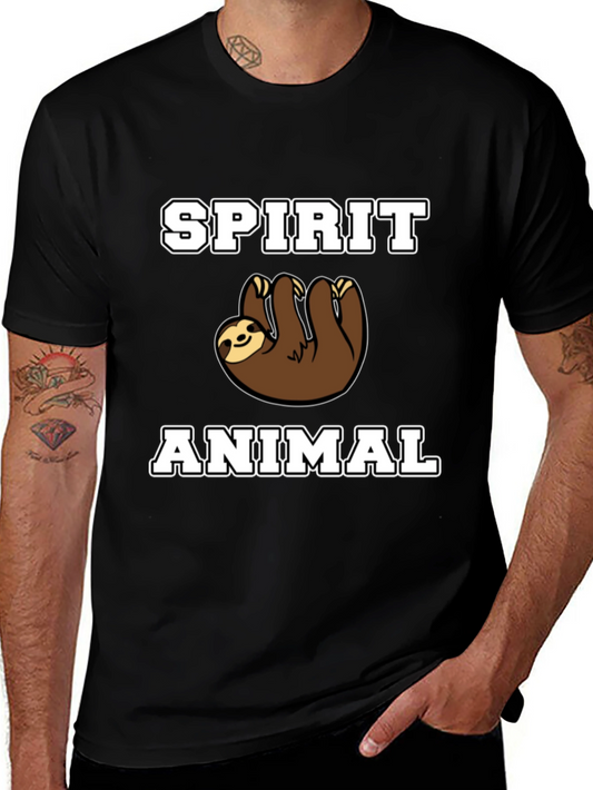 Spirit Animal Sloth Graphic T-Shirt