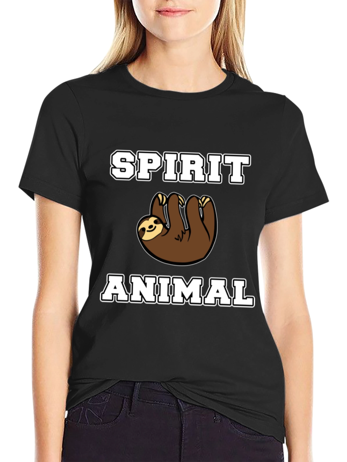 Spirit Animal Sloth Graphic T-Shirt