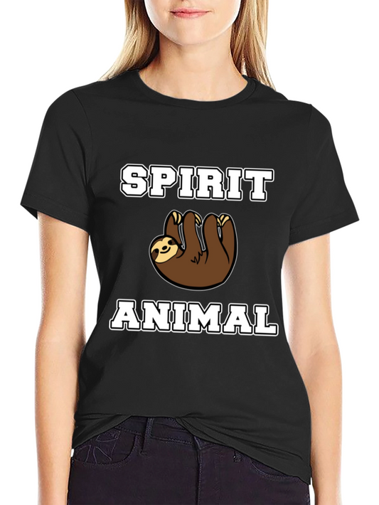 Spirit Animal Sloth Graphic T-Shirt