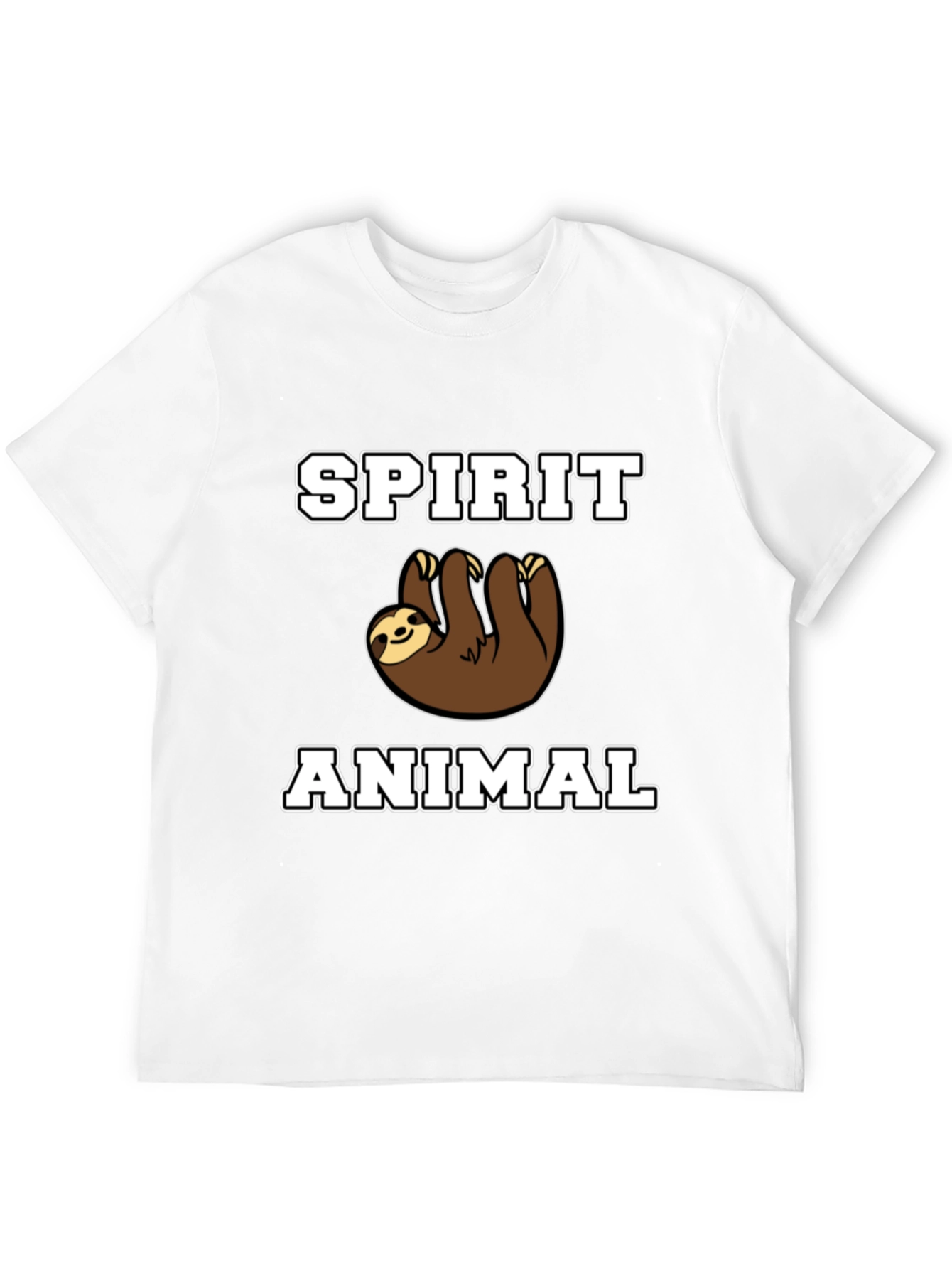 Spirit Animal Sloth Graphic T-Shirt