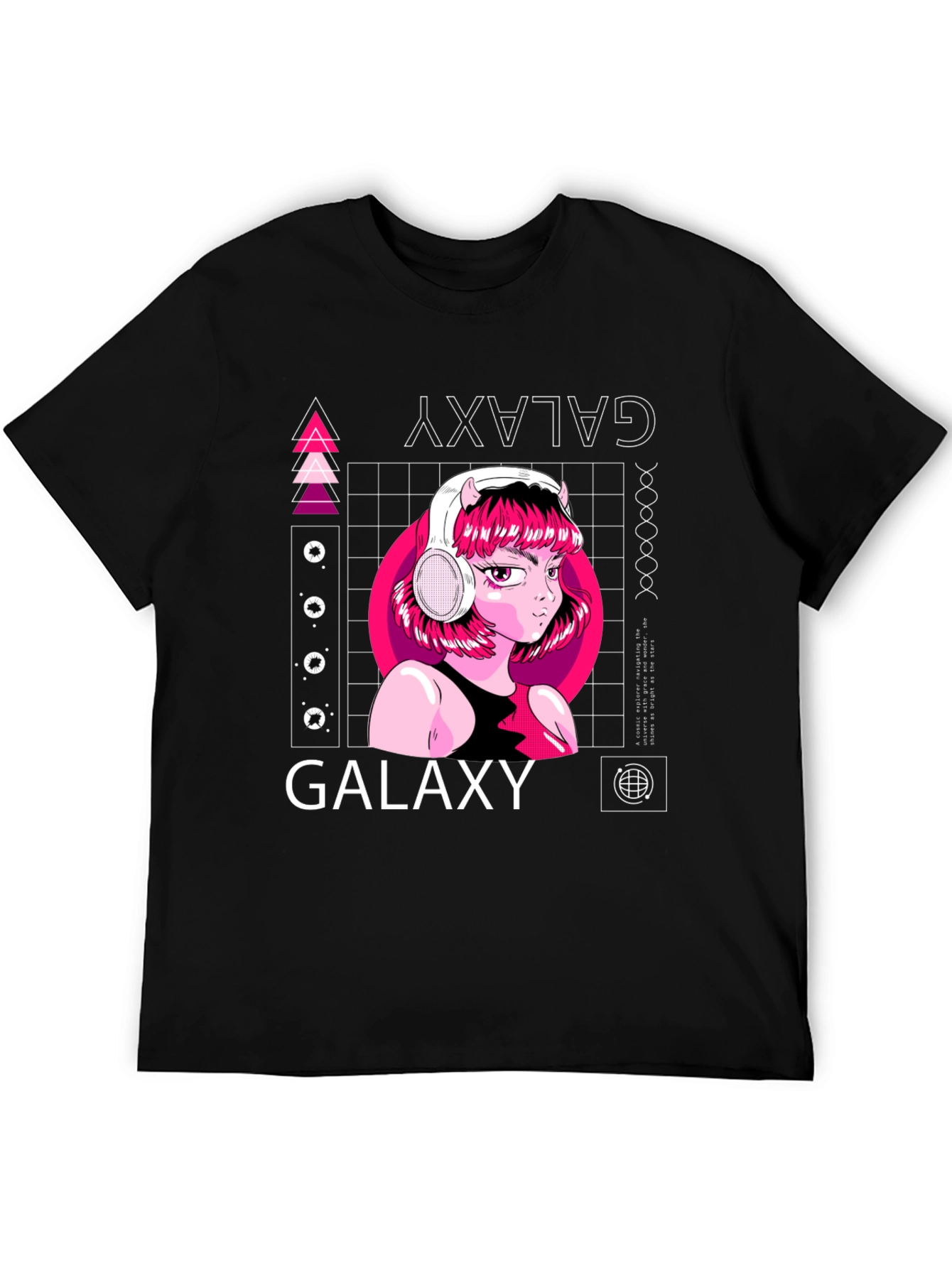 Galaxy Anime Girl Graphic Tee